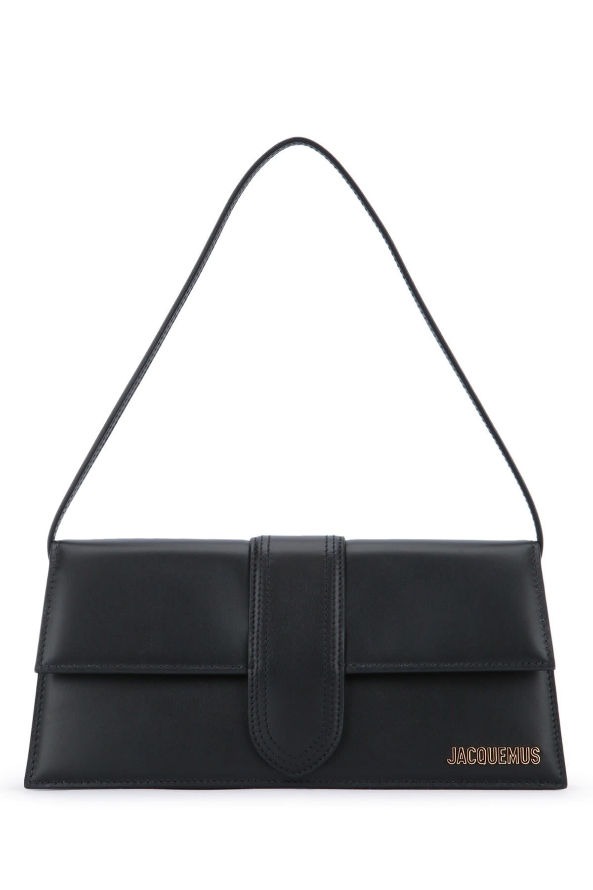 Jacquemus Long Rectangular Shoulder Bag Design In Black