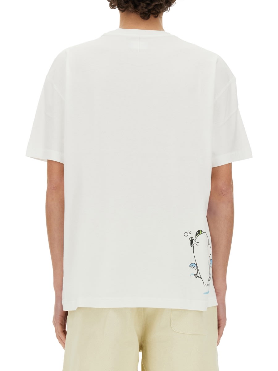 Shop 3paradis 3.paradis X Edgar Plans T-shirt In White