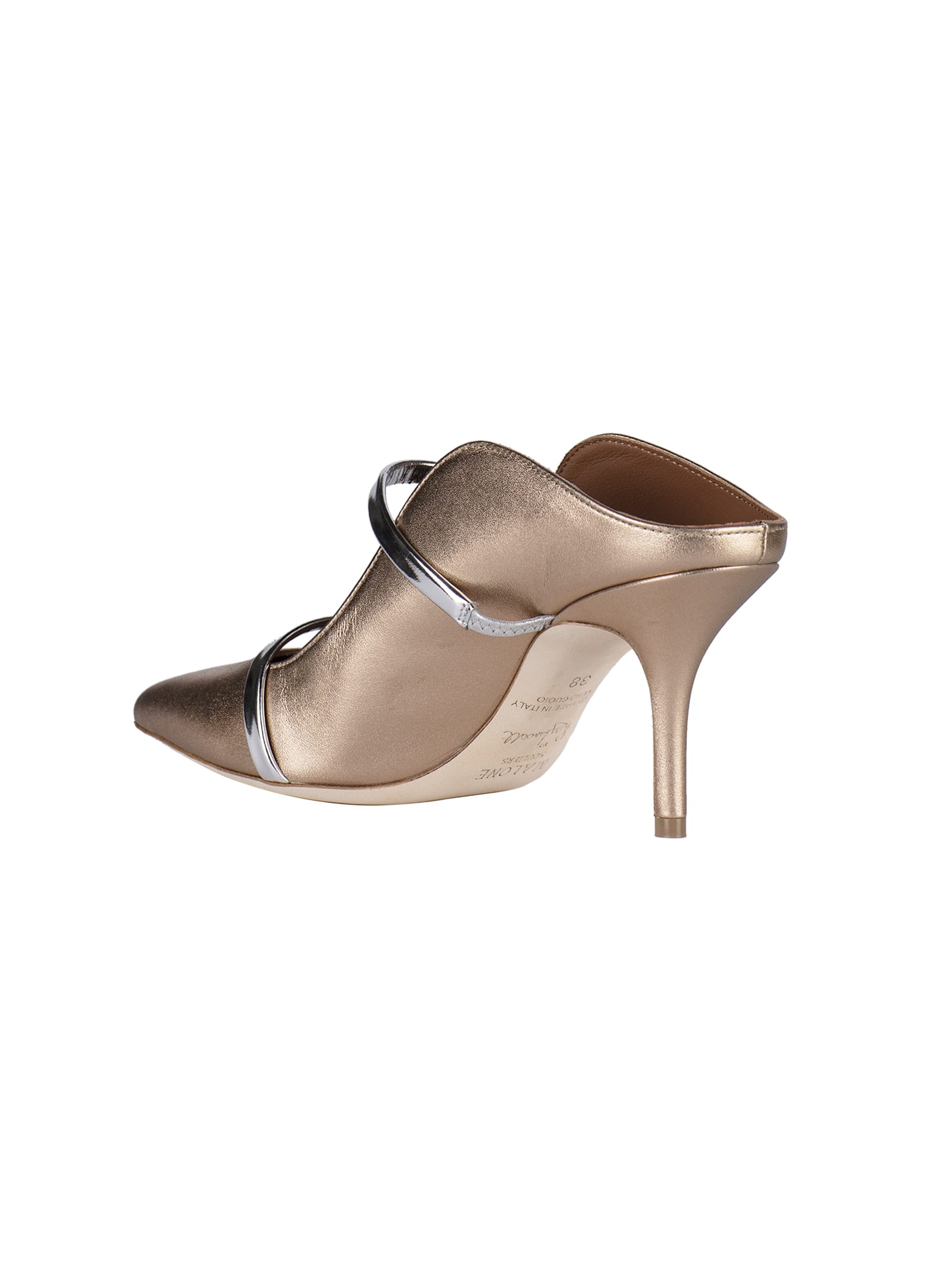 Shop Malone Souliers Slip-on Pumps In Gold