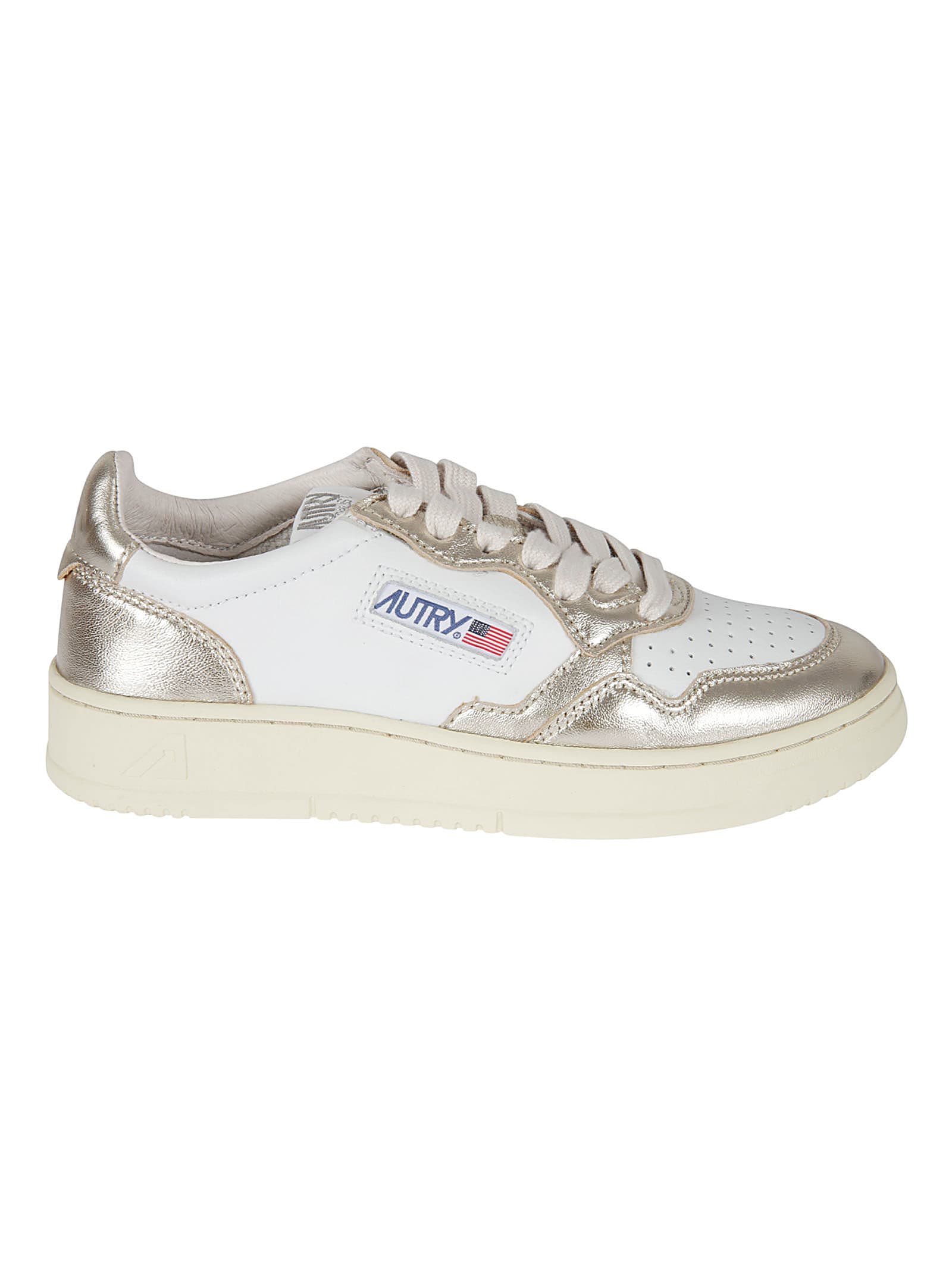 Autry Dallas Low-top Sneakers In Platinum