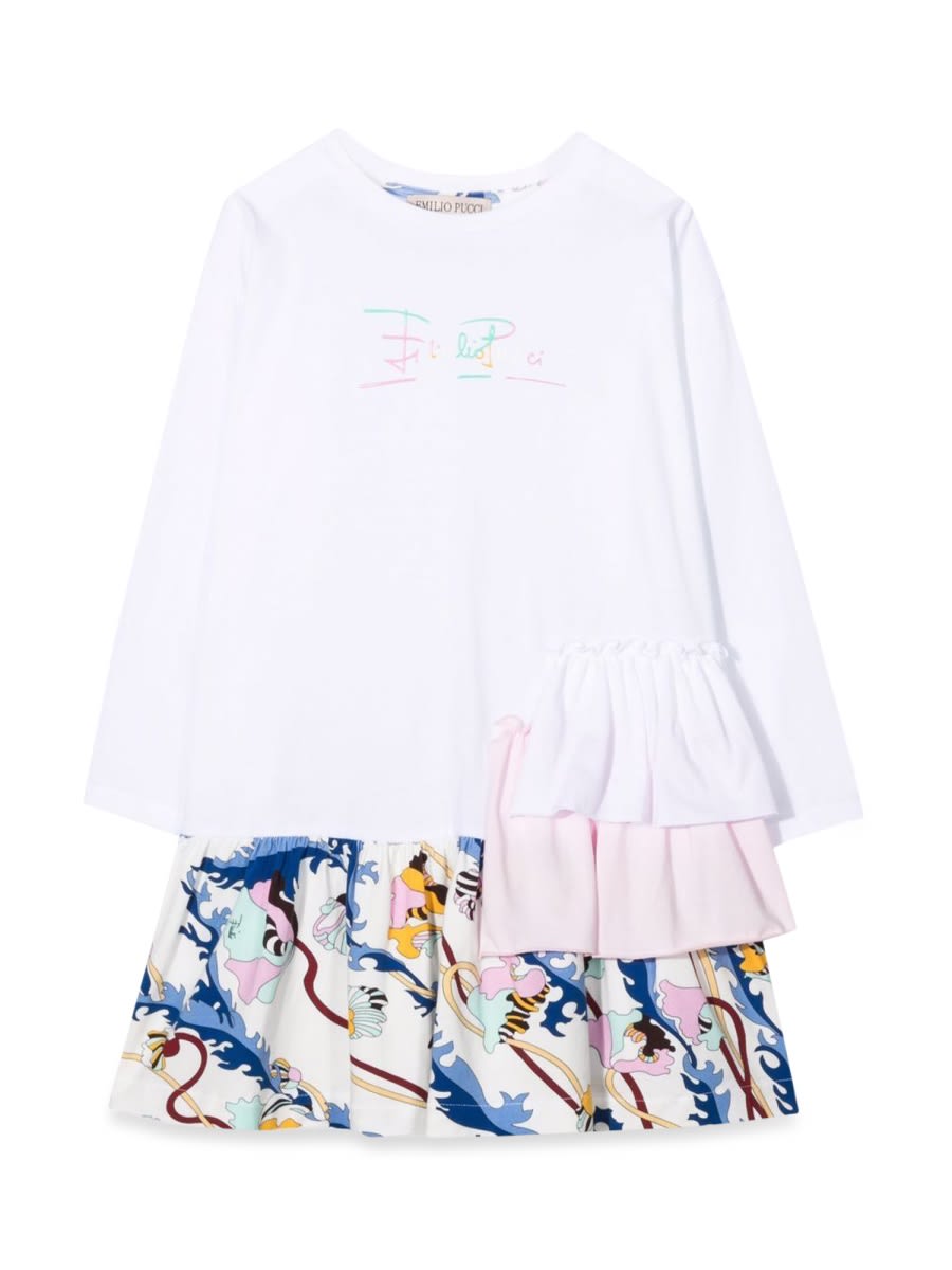 Pucci Kids' Jersey Suits In White