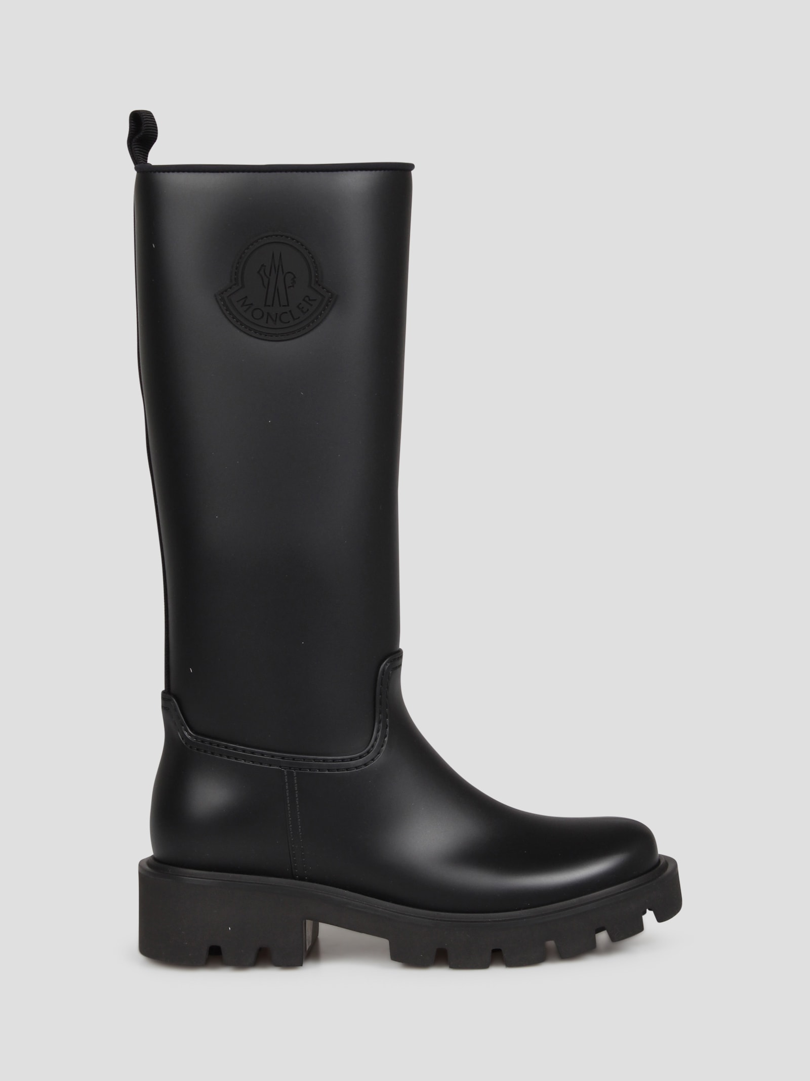 Shop Moncler Kickstream High Boot In Black