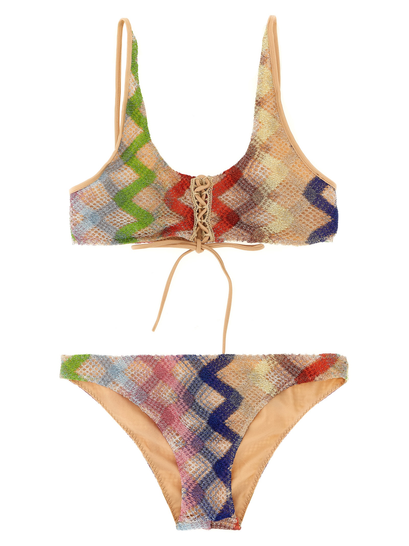 Lamé Crochet Bikini