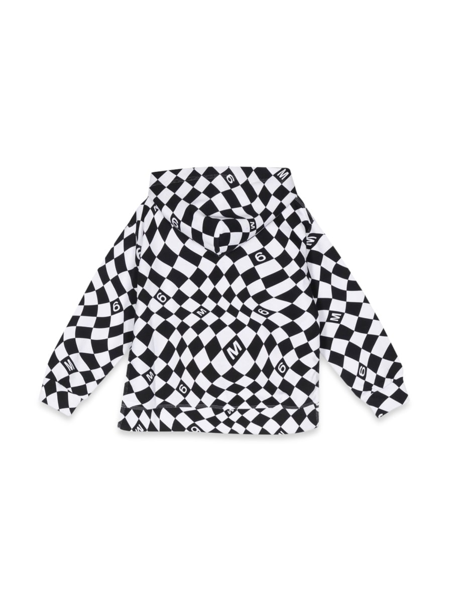 Mm6 Maison Margiela Optical Sweatshirt In Multicolour