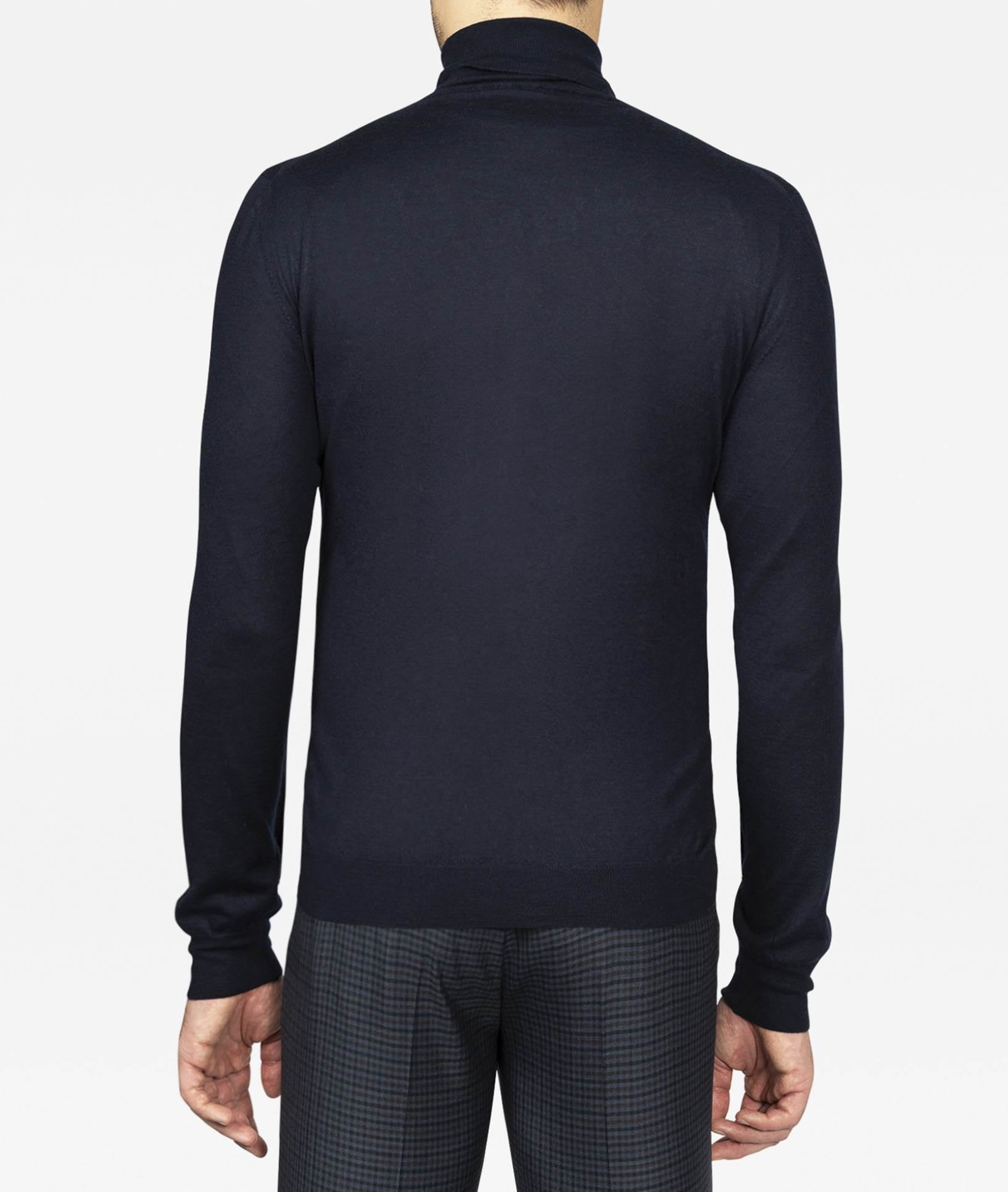 Shop Larusmiani Turtleneck Sweater Pullman Sweater In Blue