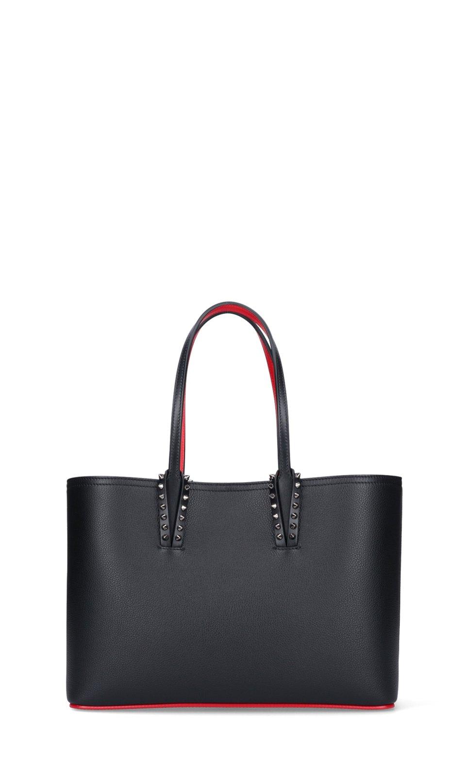 Shop Christian Louboutin Cabata Small Tote Bag In Black