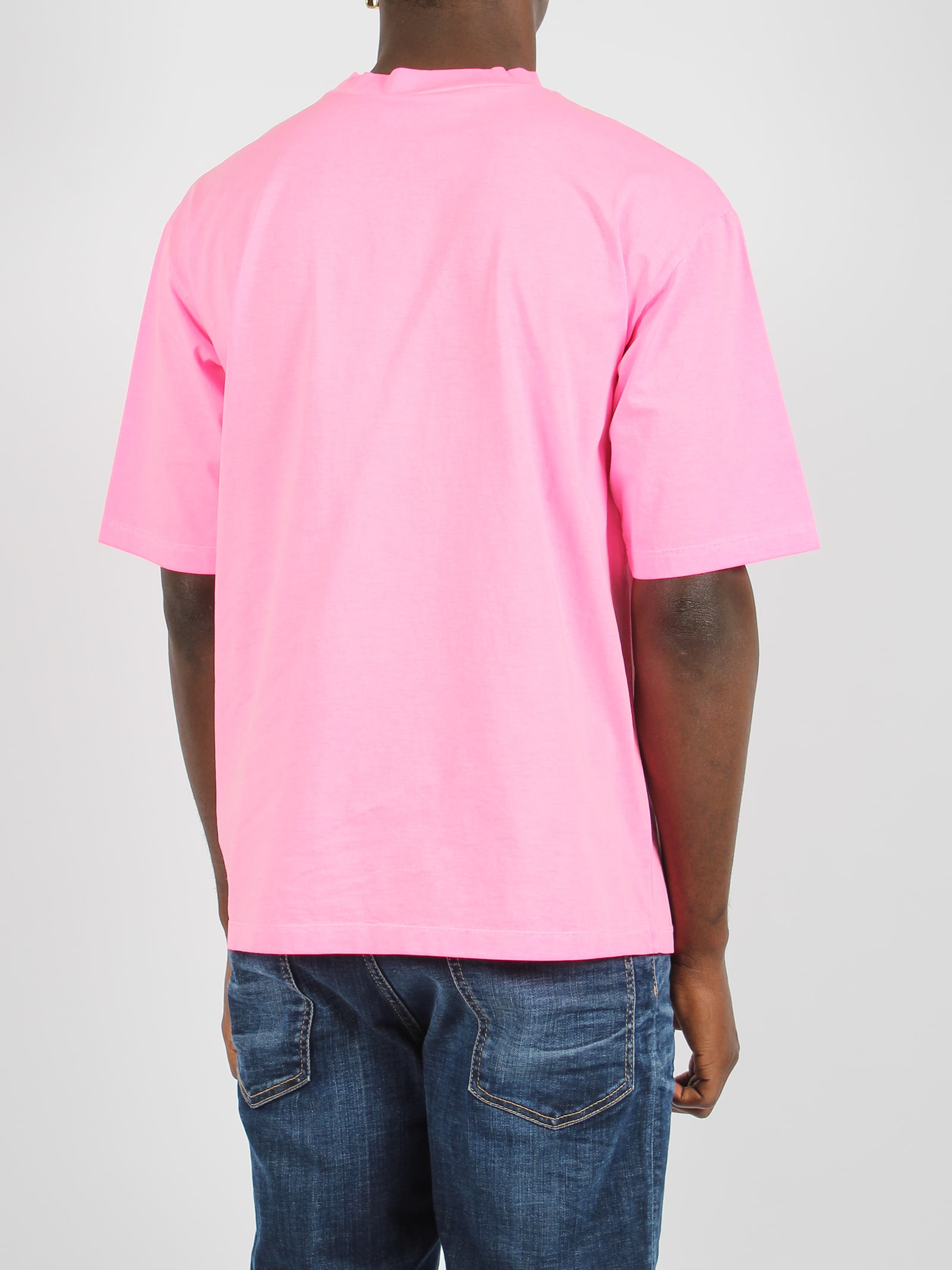 Shop Dsquared2 Icon Blur Loose Fit T-shirt In Pink & Purple