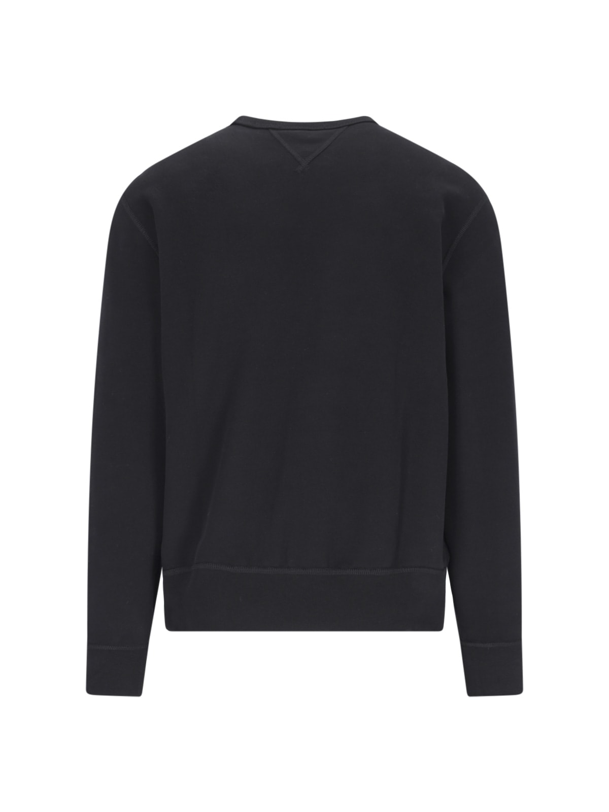 Ralph Lauren Rl Crew Neck Sweatshirt In Black