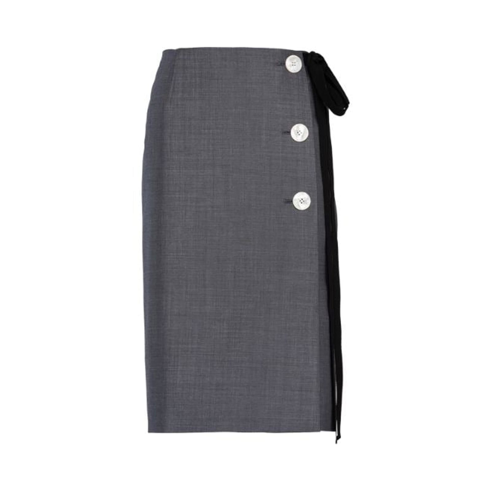 Prada Side-tie Pencil Skirt