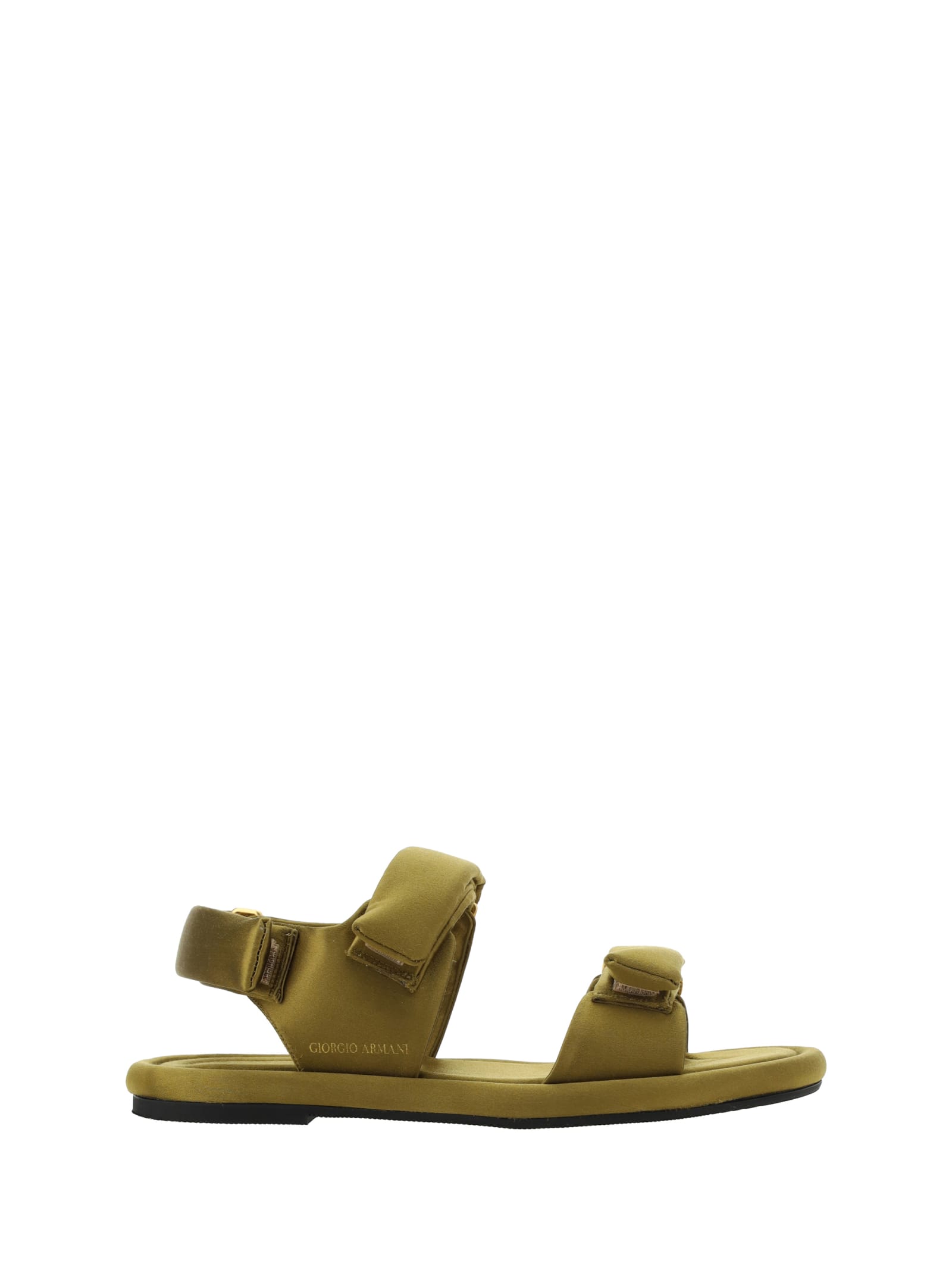 Shop Giorgio Armani Sandals In Oro