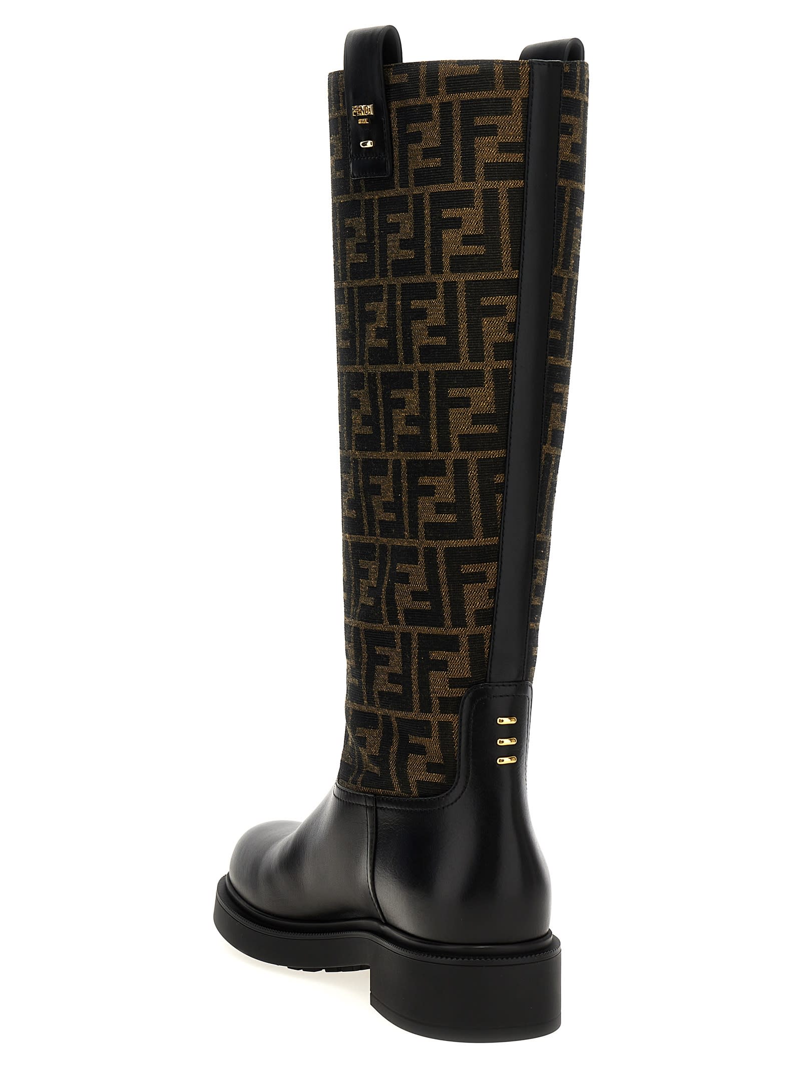 Shop Fendi Filo Boots In Black