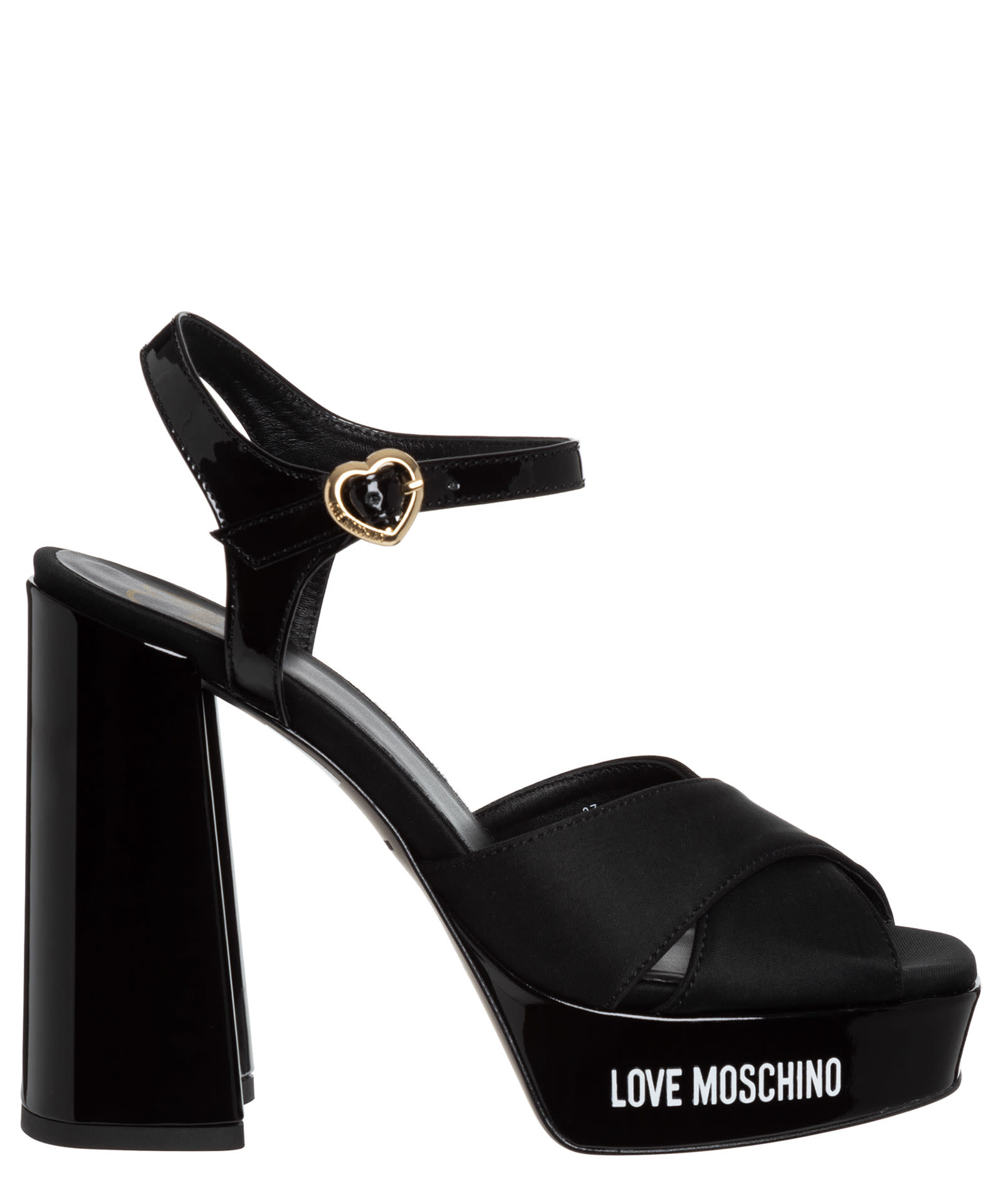 Love Moschino Leather Heeled Sandals