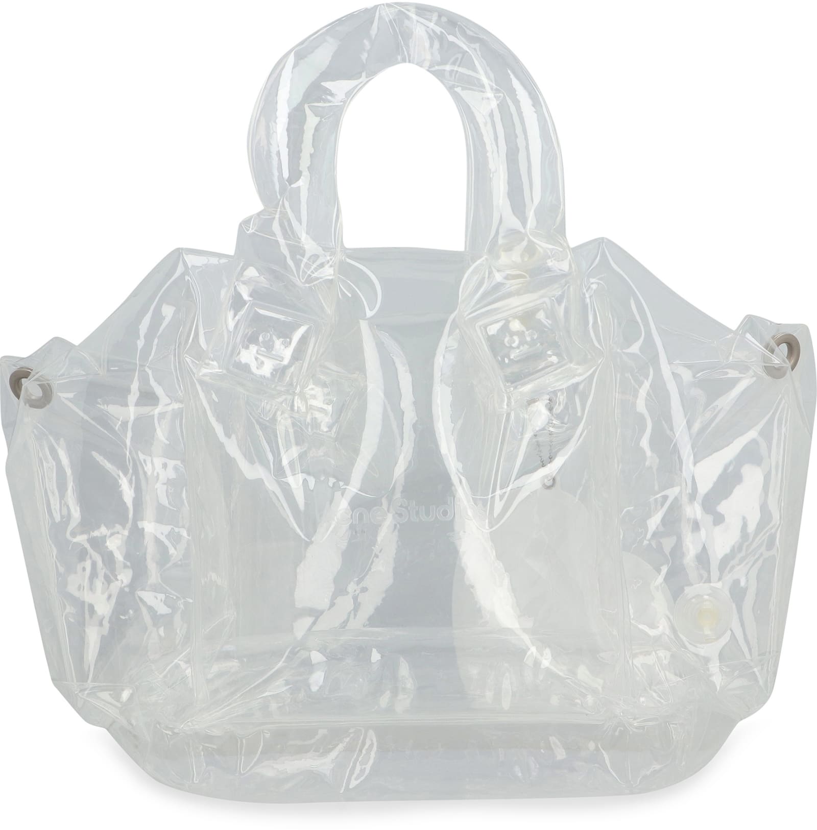 Shop Acne Studios Transparent Inflatable Shoulder Bag