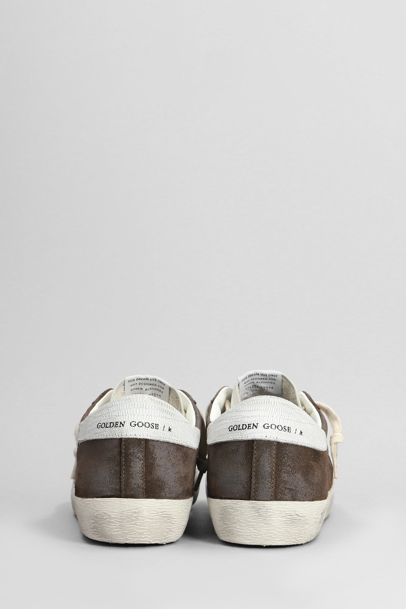 Shop Golden Goose Superstar Sneakers In Brown Suede