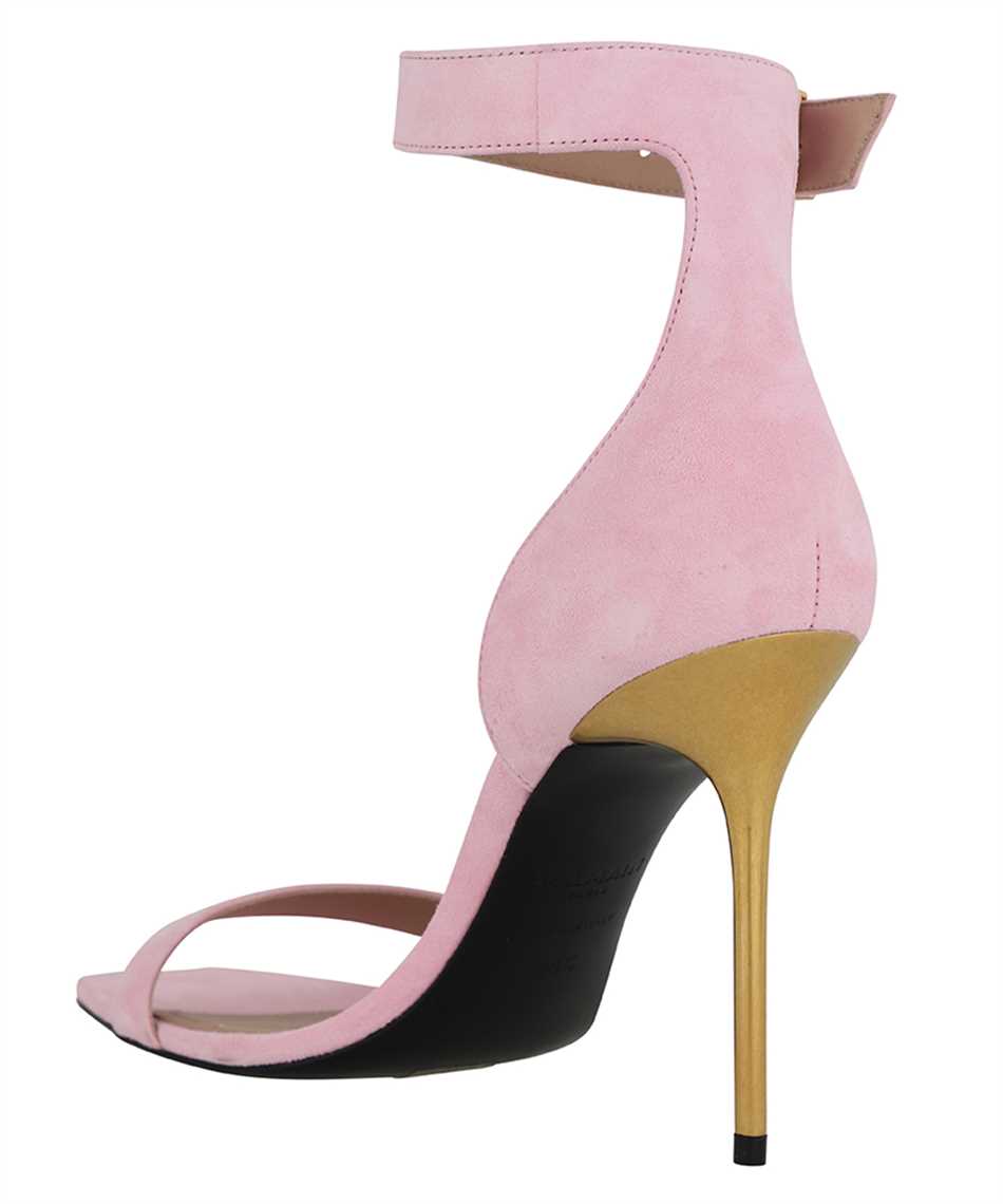 Shop Balmain Heeled Sandals In Pink