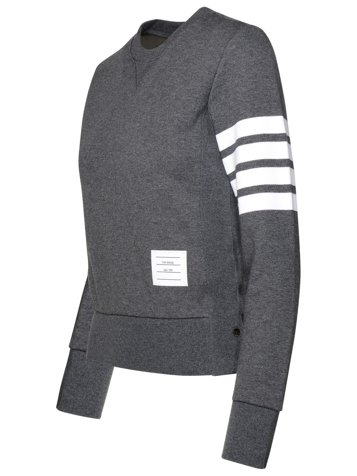 Thom Browne Crewneck Sweatshirt In Gray