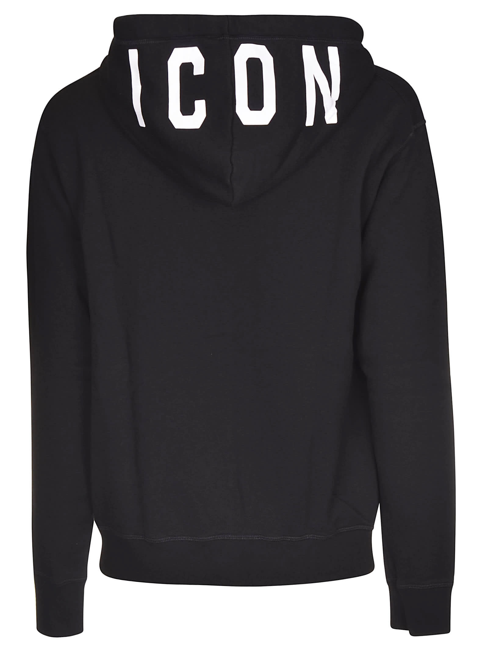 icon hoodie black