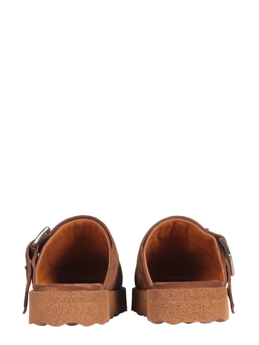 Shop Off-white Comfort Slippers In Brown