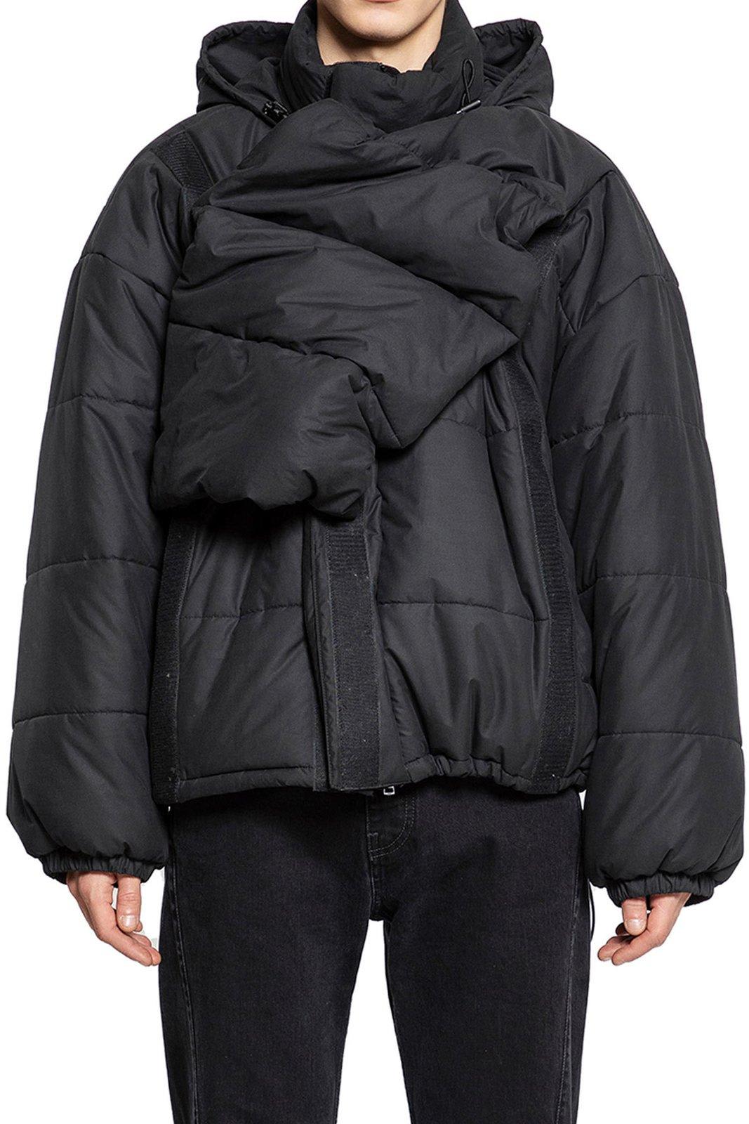 Shop Y/project Logo Patch Puffer Jacket In Black