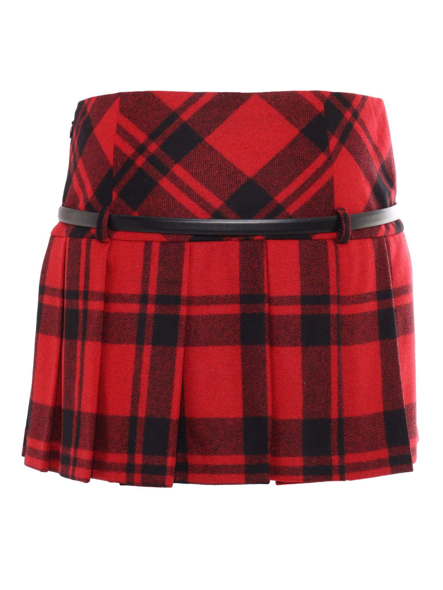 Shop Elisabetta Franchi Skirt In Red