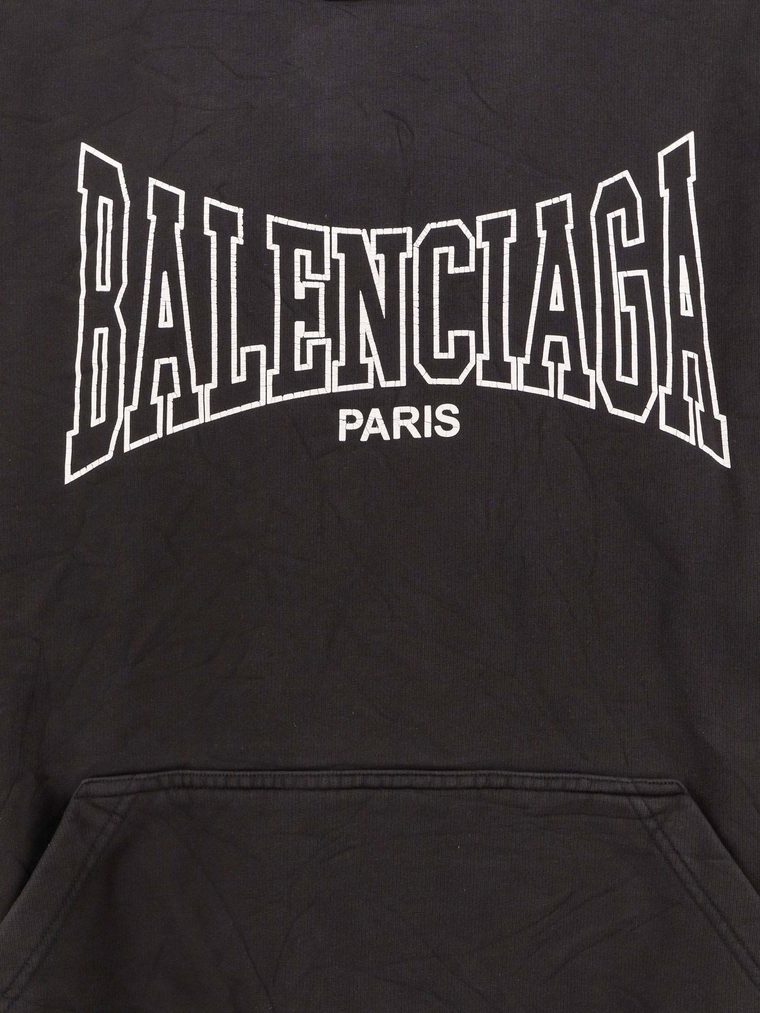 Shop Balenciaga Sweatshirt In Grey