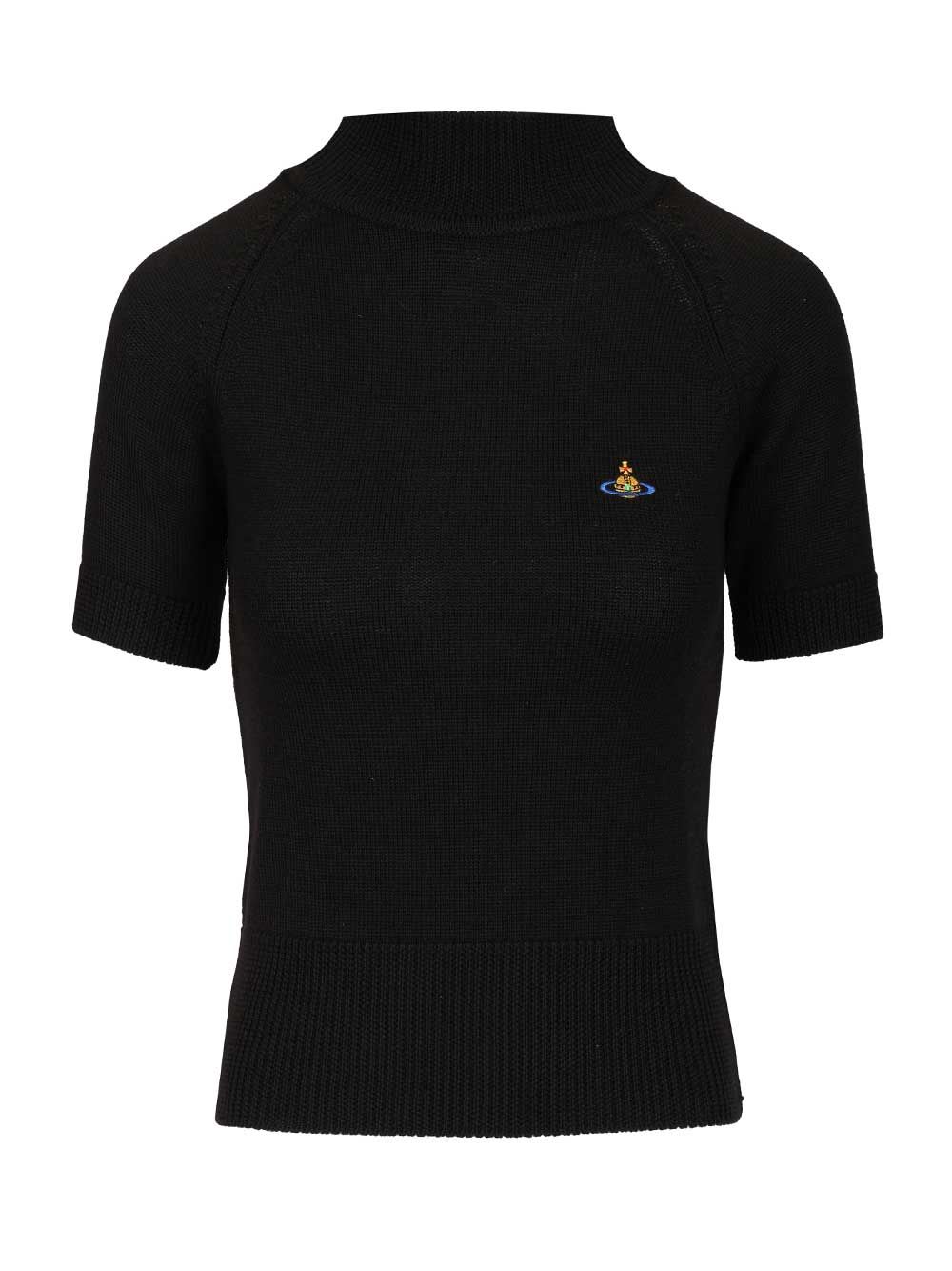 Vivienne Westwood Bea Wool Top In Black