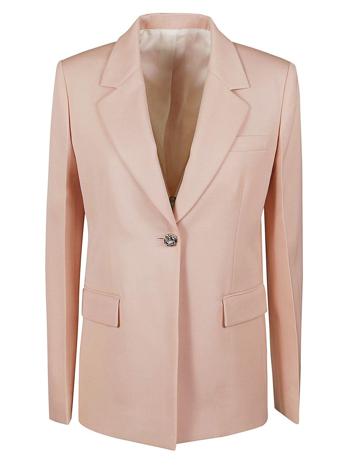 Lanvin Single-breasted Tailored Blazer In Pink