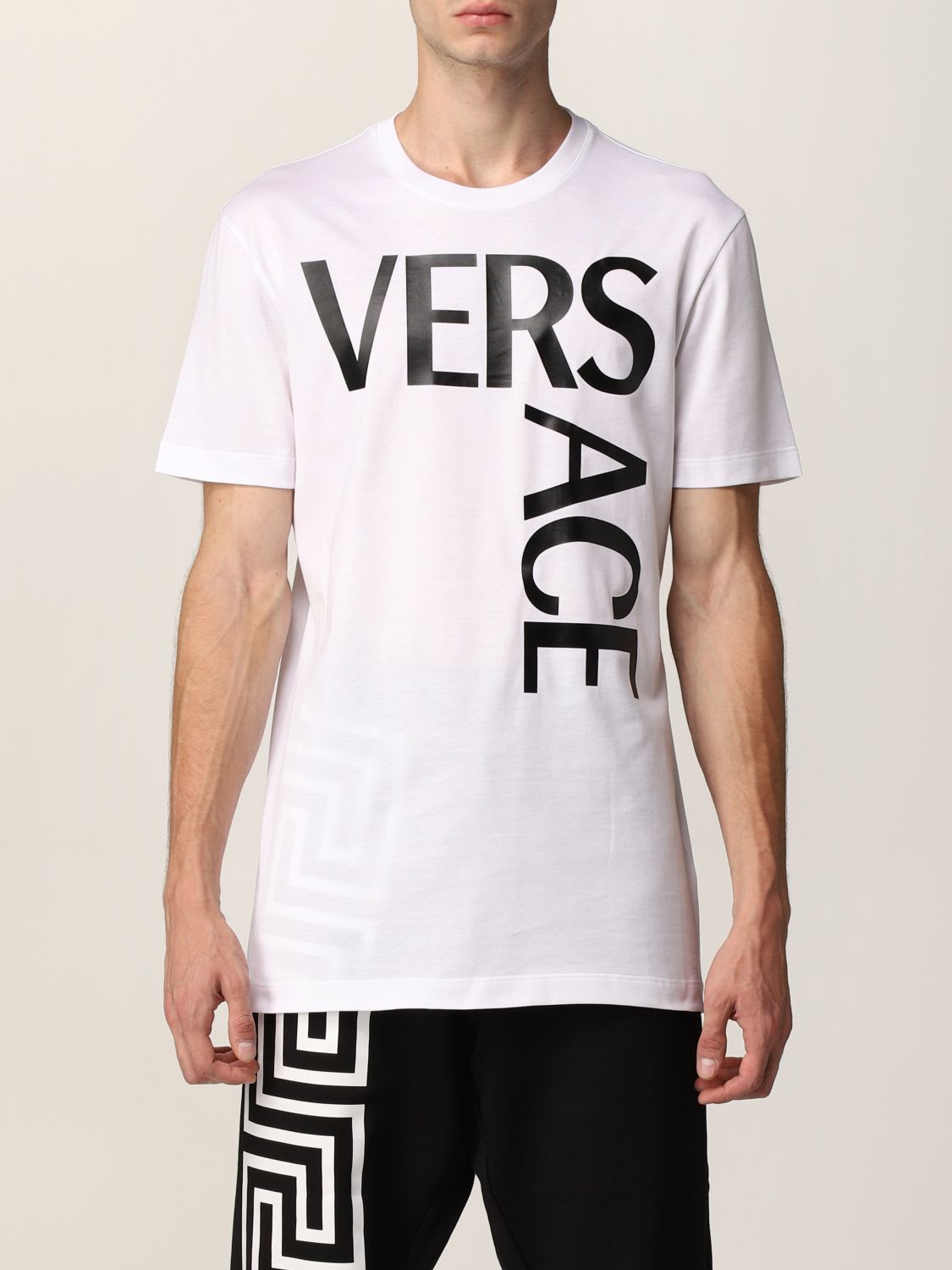 Versace T-shirt Versace T-shirt In Organic Cotton With Logo