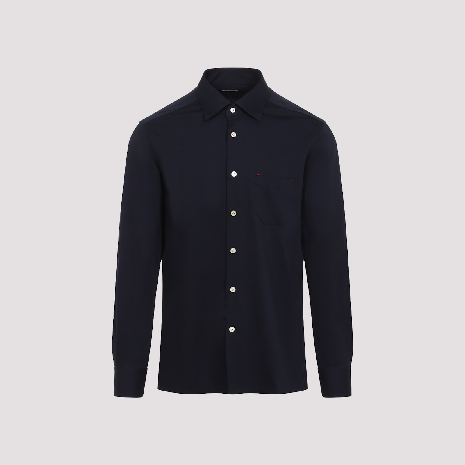 Shop Kiton Nerano Shirt In Blu