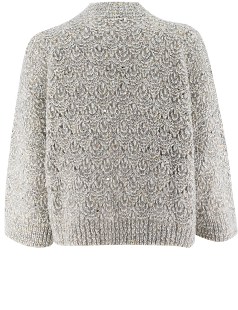 Shop Peserico Jumper In Grigio Nebbia