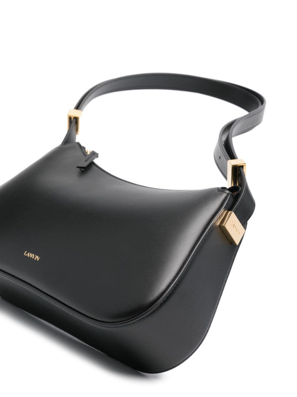 Shop Lanvin Concerto Shoulder Bag In Black