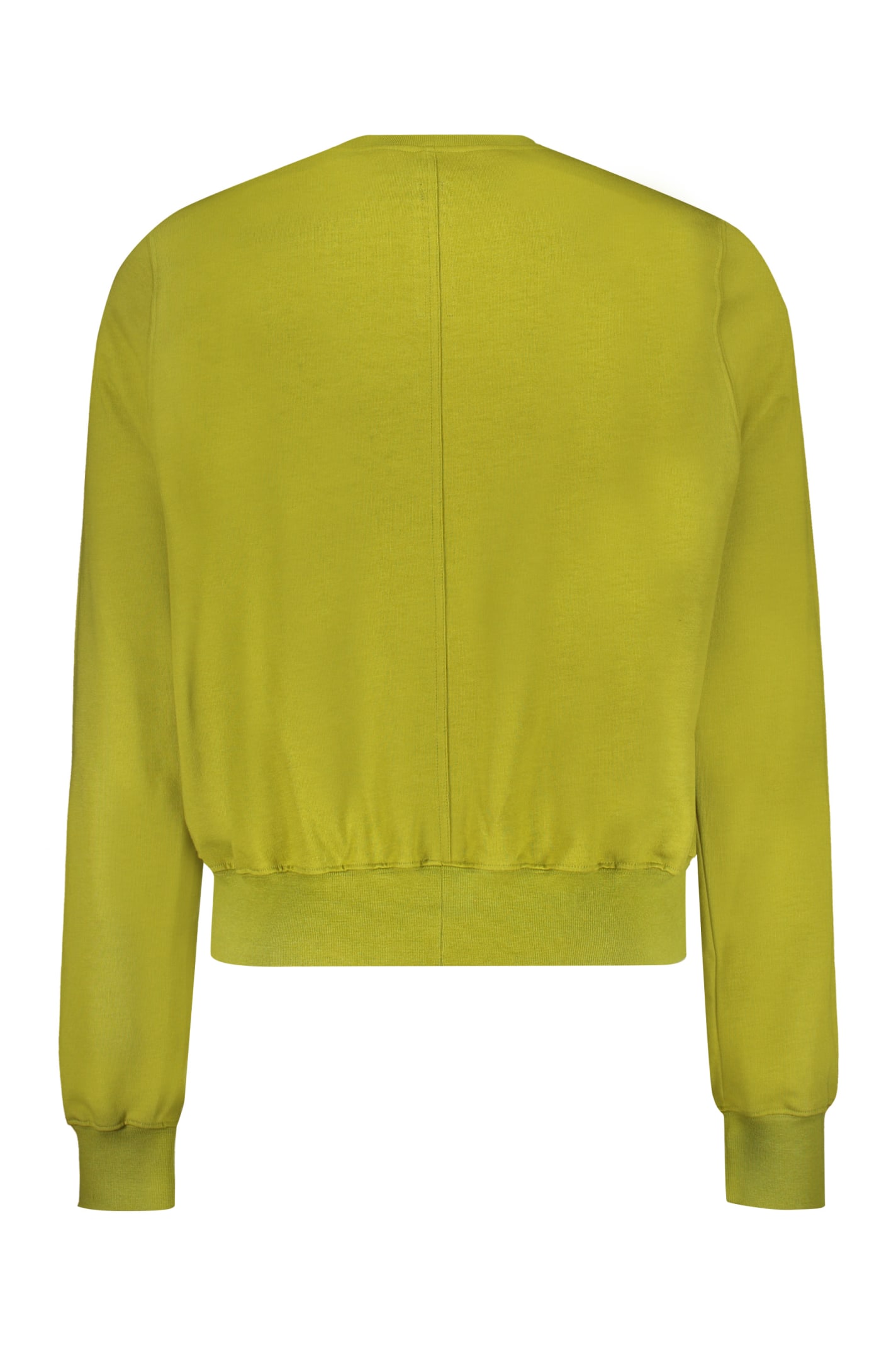 Shop Rick Owens Cotton Sweatshirt In Green