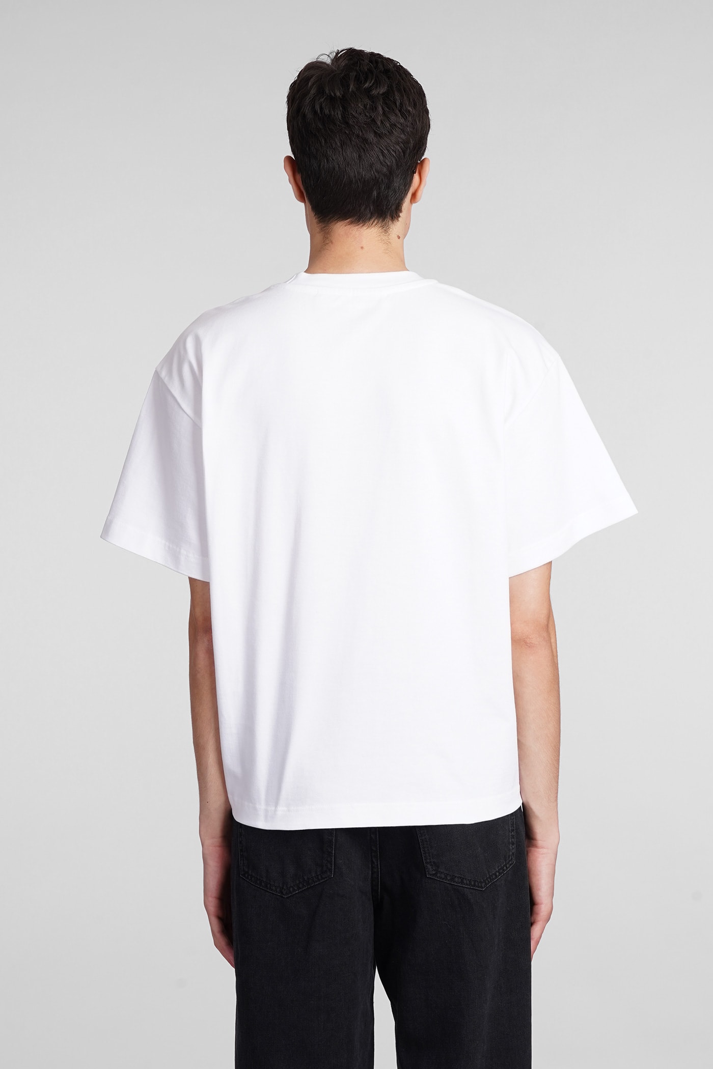 Shop Séfr T-shirt In White Cotton