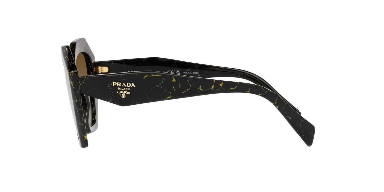 PRADA GEOMETRIC-FRAME SUNGLASSES