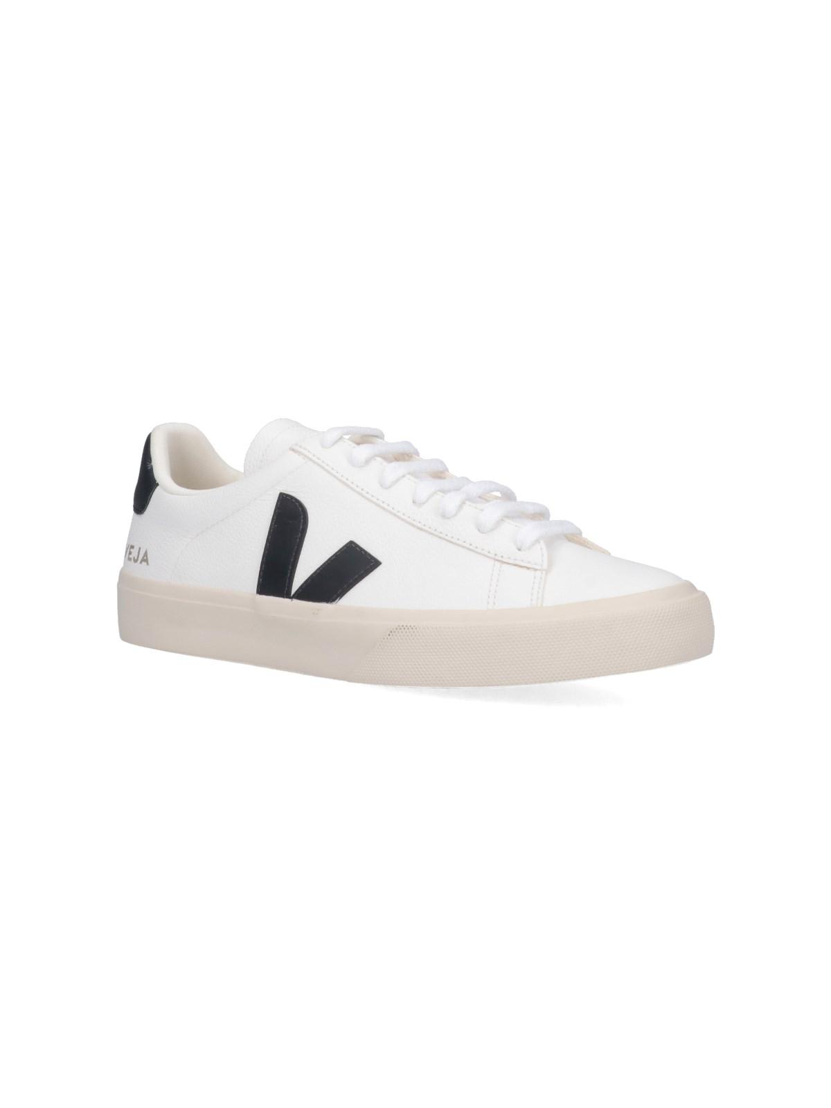 Shop Veja Sneakers Campo Chromefree In Bianco