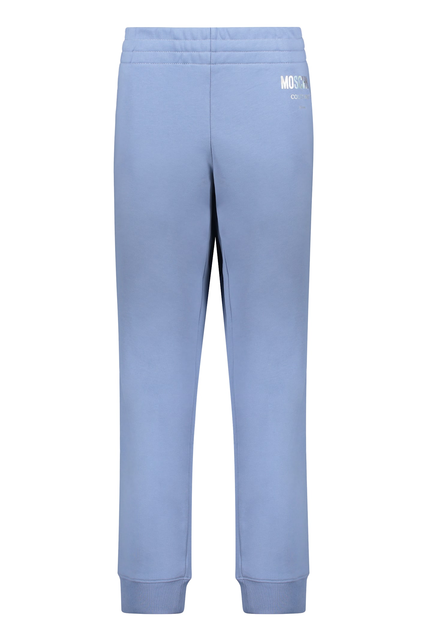 Moschino Cotton Track-pants In Blue