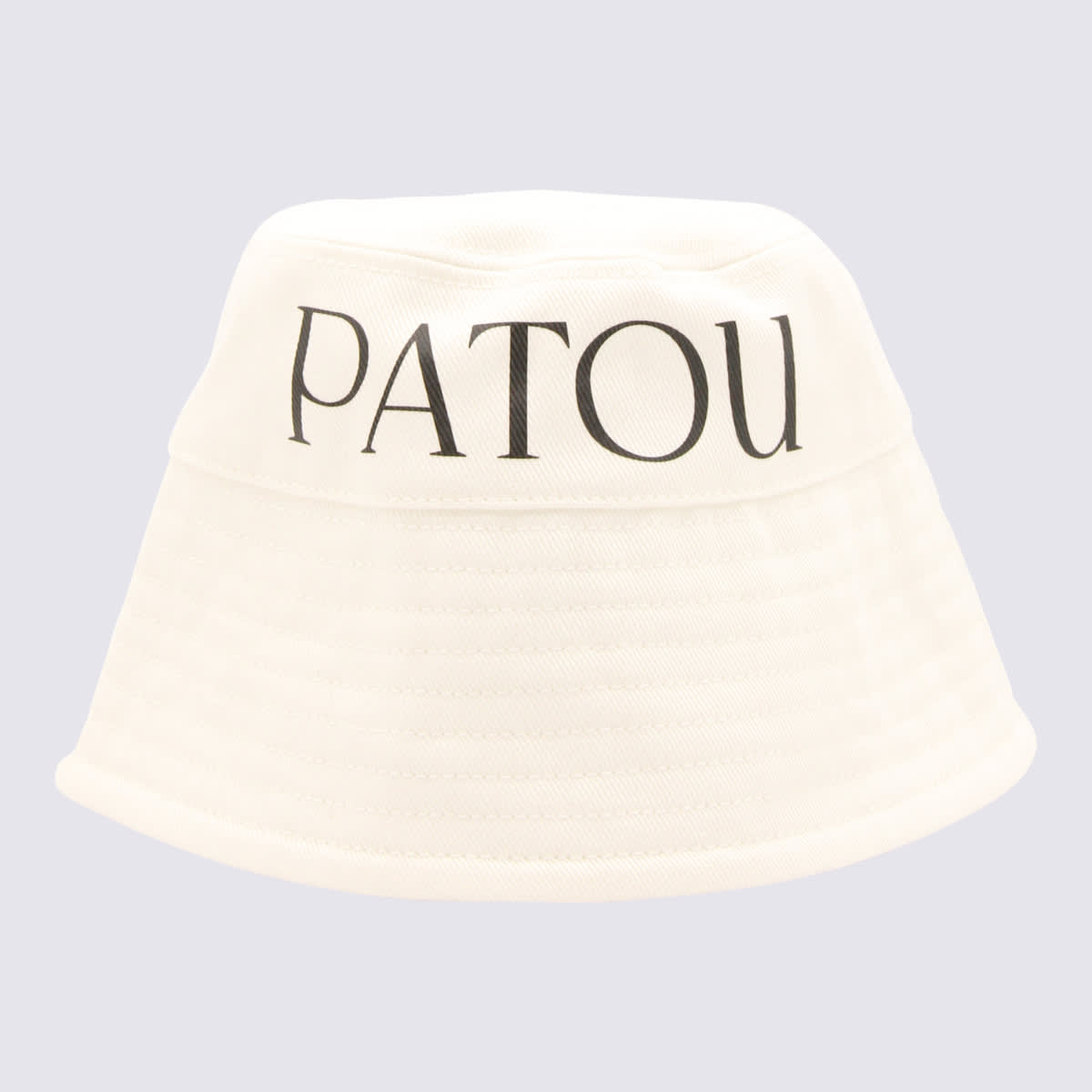 Shop Patou White And Black Cotton Bucket Hat