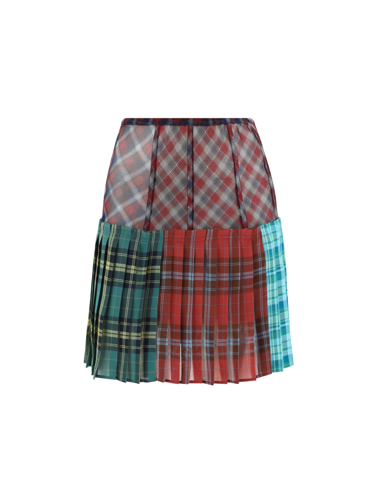 Andersson Bell Paulina Check Mini Skirt