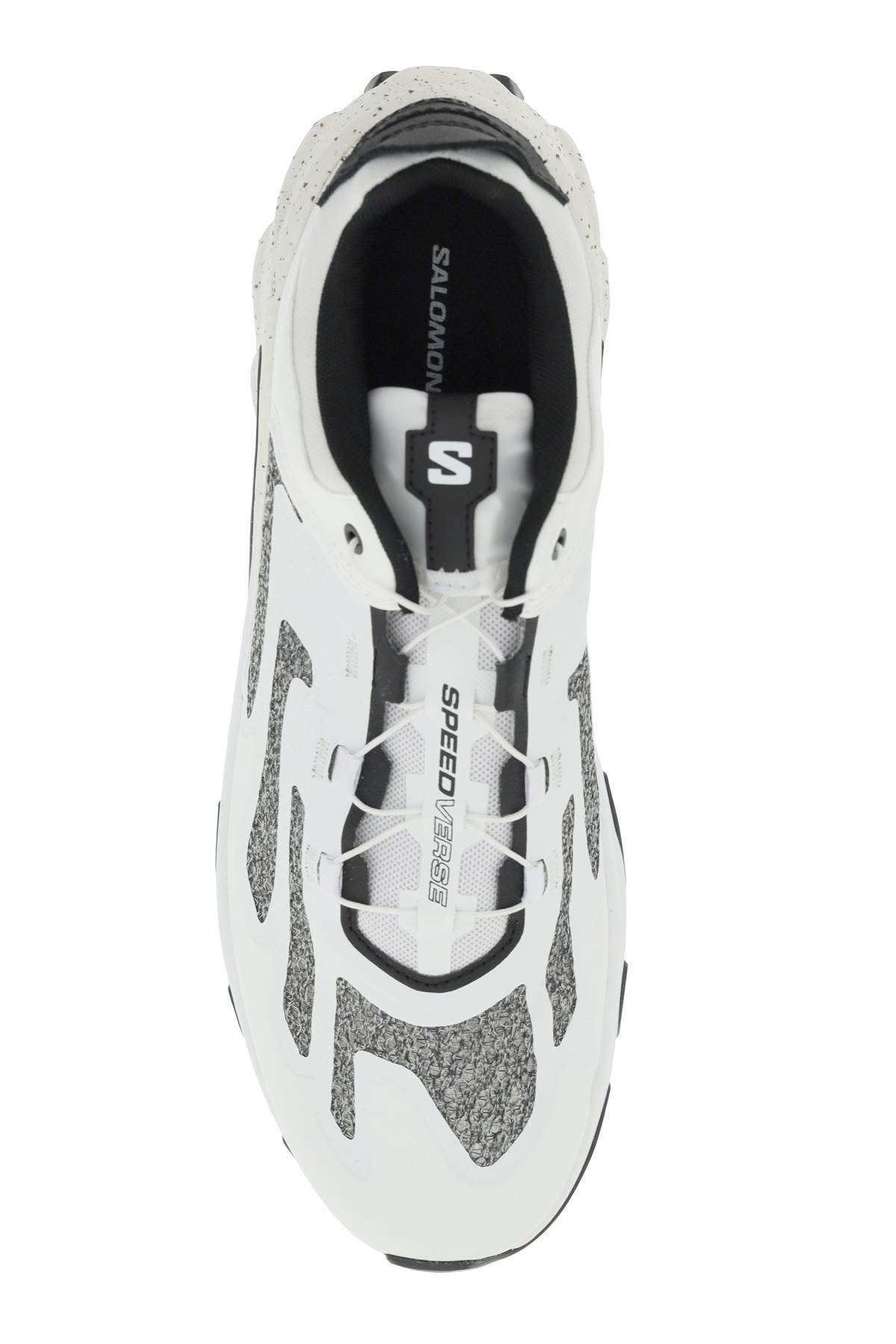 Shop Salomon Speedverse Prg Sneakers In White Vanilla Ice Phantom (white)