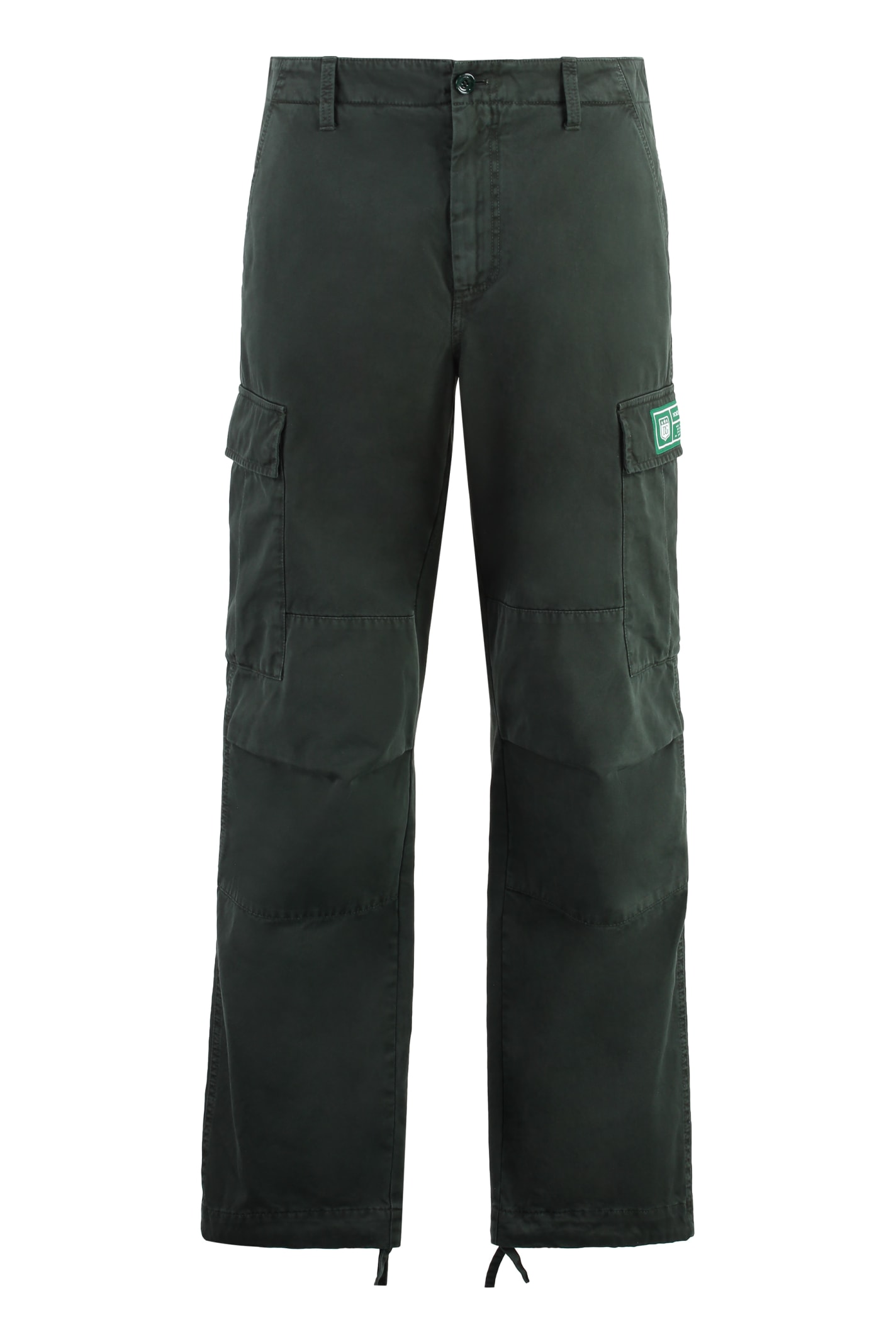 Shop Dolce & Gabbana Cotton Cargo-trousers In Green