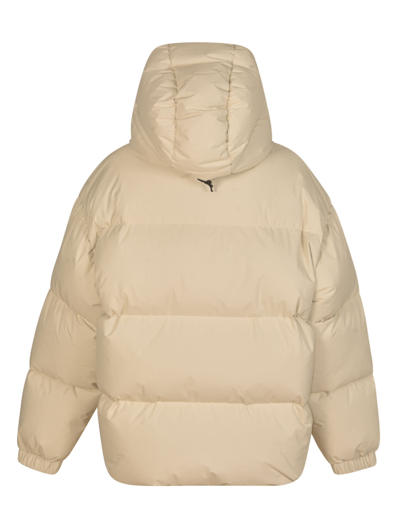 Shop K-way Clauden Padded Jacket In Beige