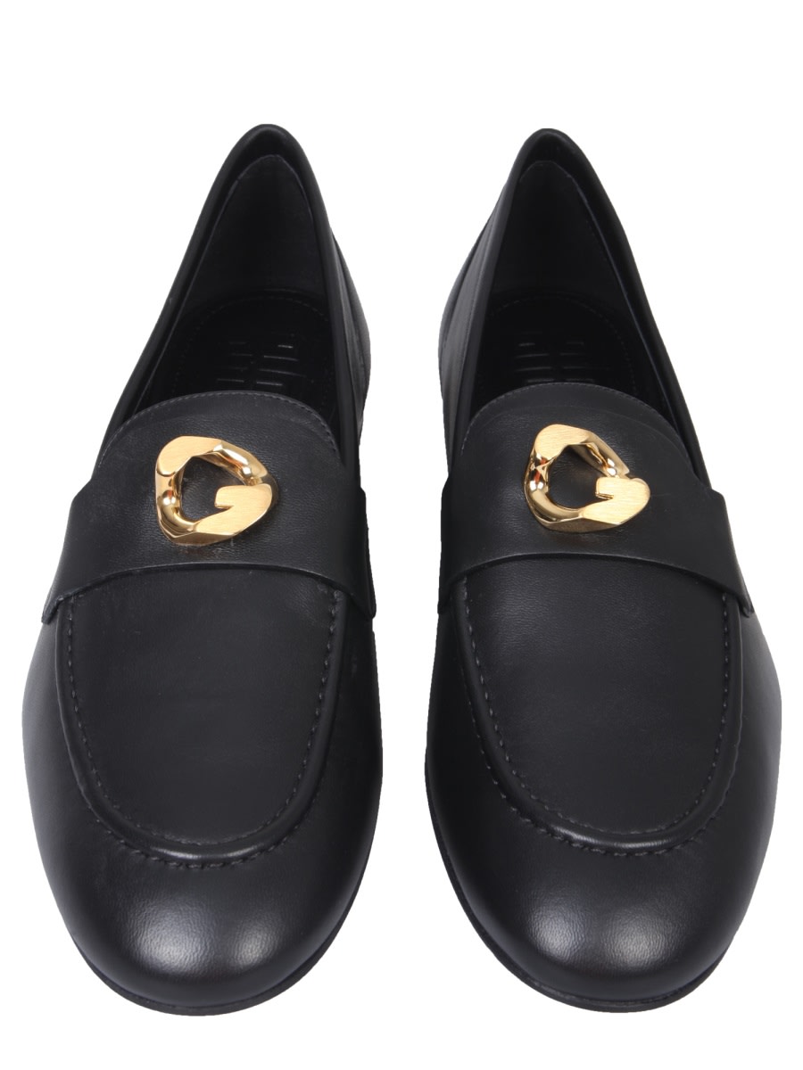 Givenchy G Chain Loafers In Black