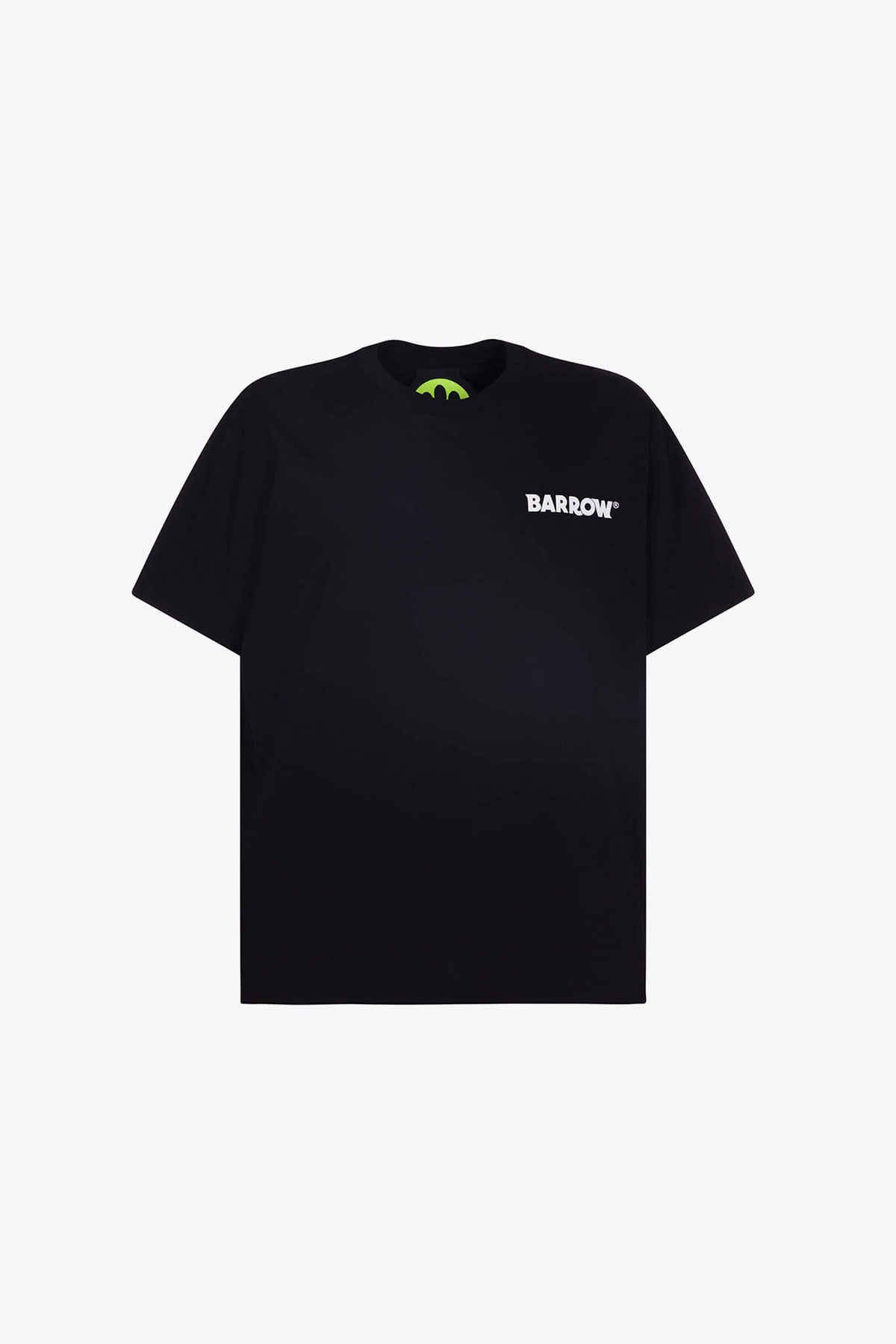 Barrow T-shirt Jersey Unisex Black cotton t-shirt with back print