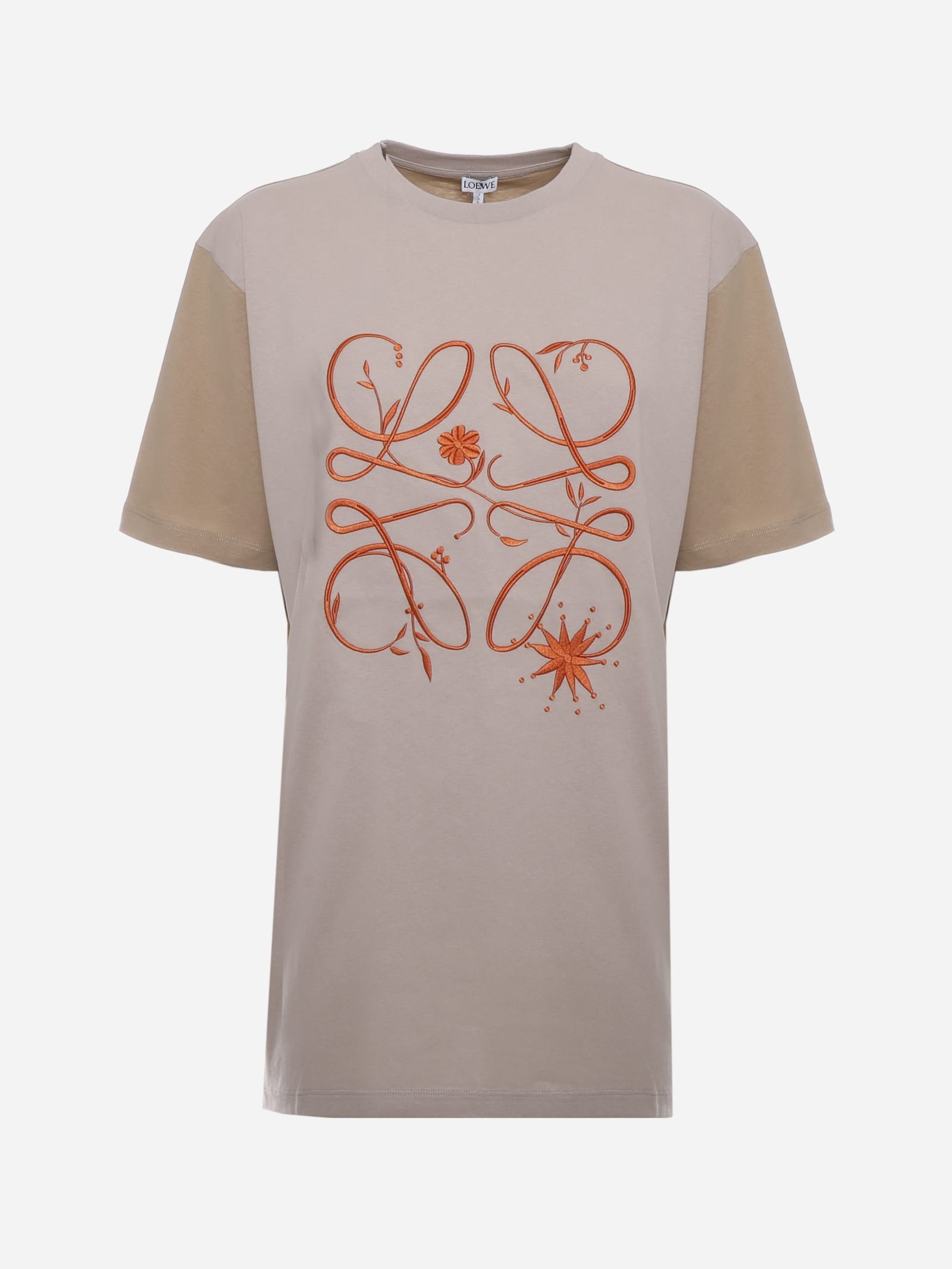 Loewe Cotton T-shirt With Contrasting Anagram Print