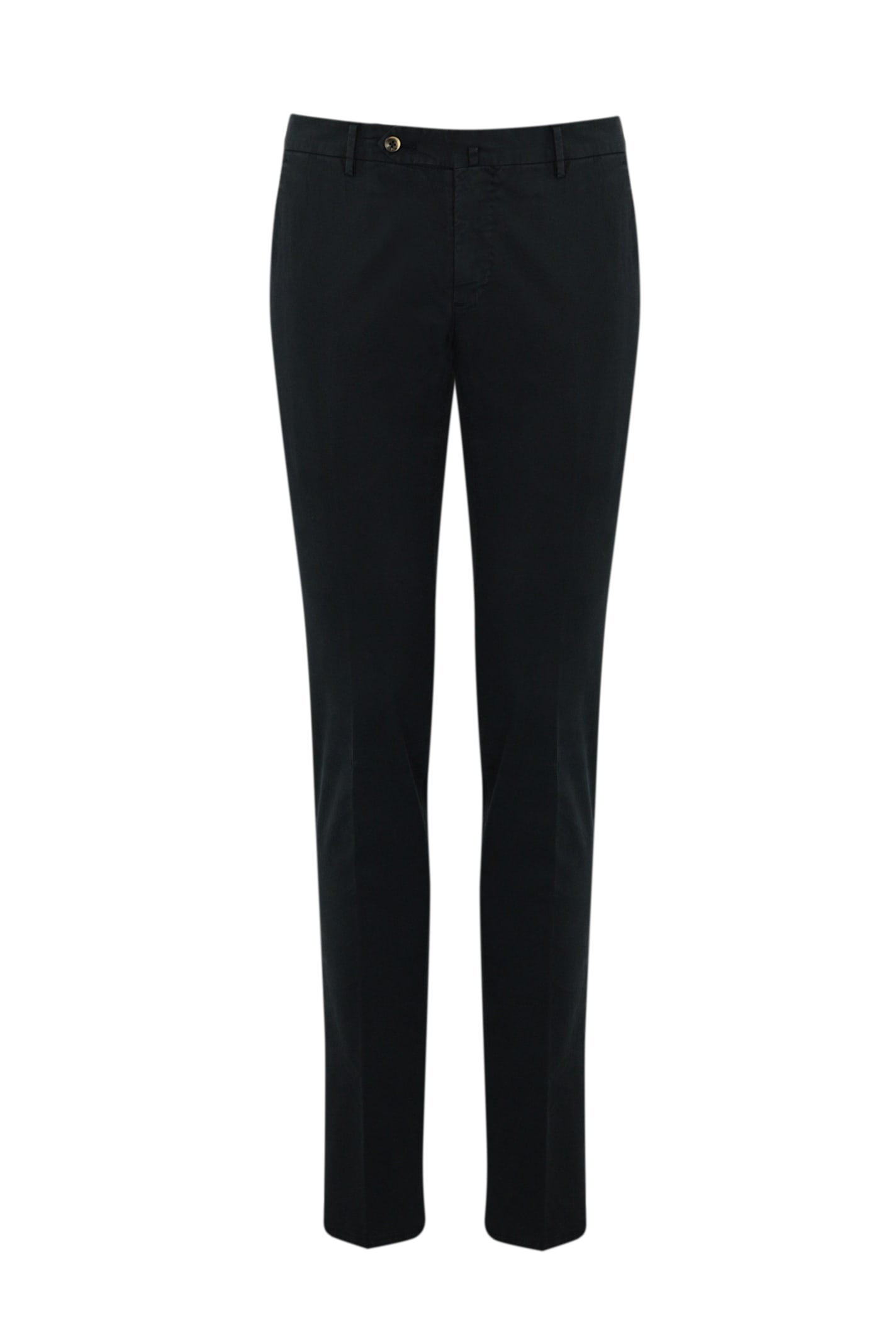 Pt Torino S-slim Gabardine Trousers In Navy Scuro