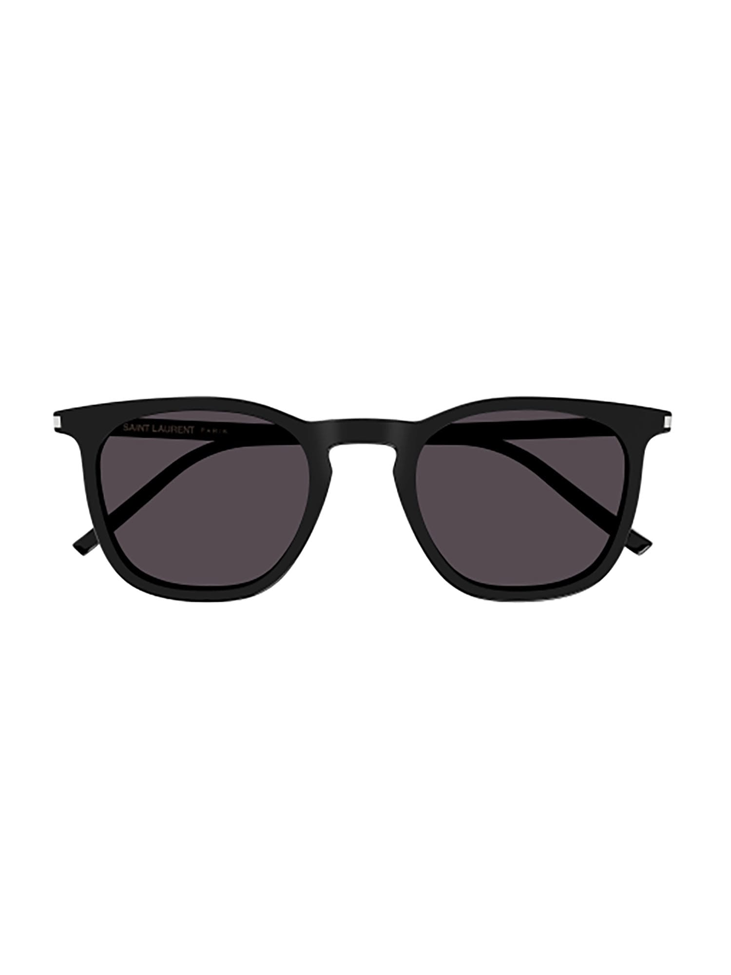 Shop Saint Laurent Sl 623 Sunglasses In 001 Black Black Black