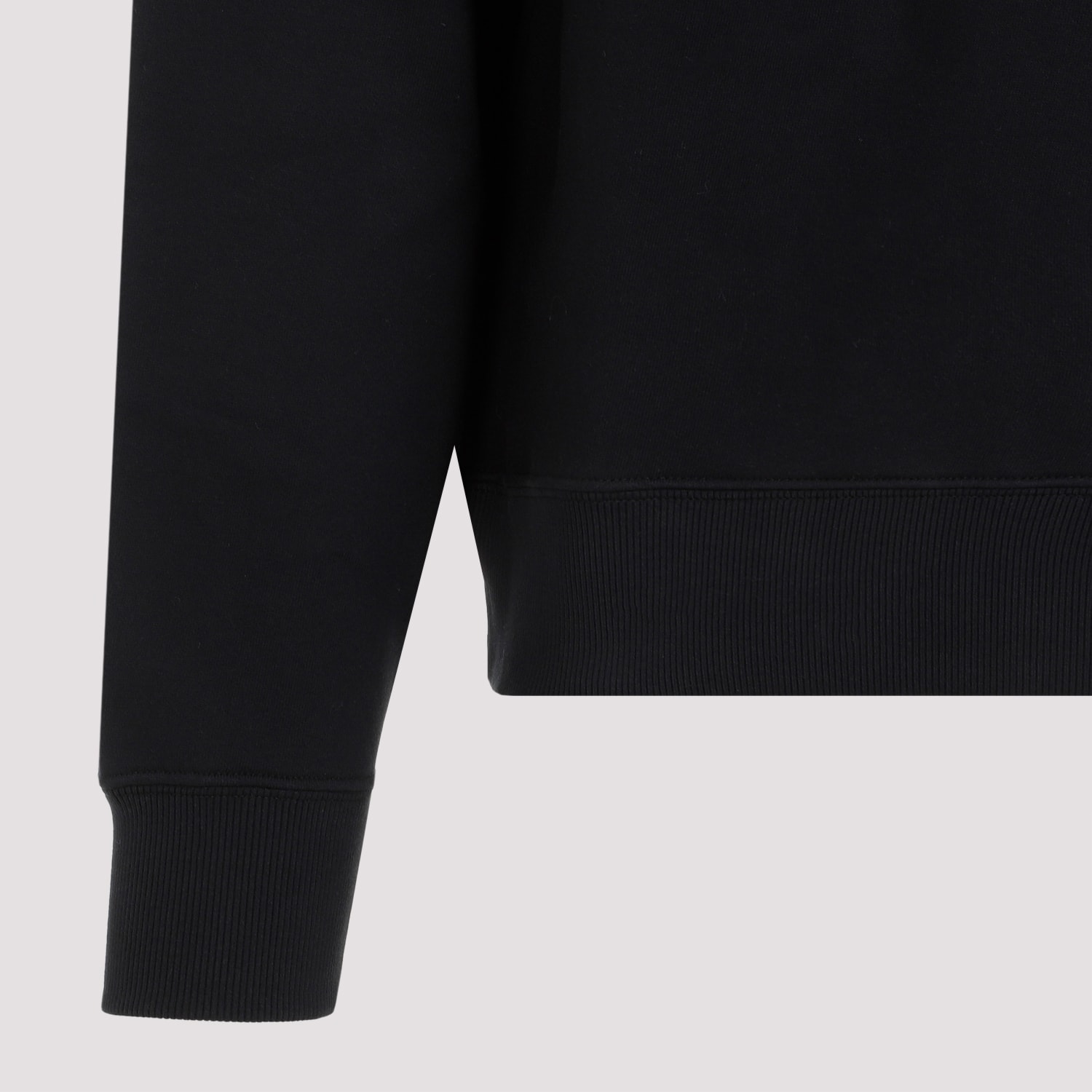 Shop Jil Sander Cotton Sweatshirt In Black