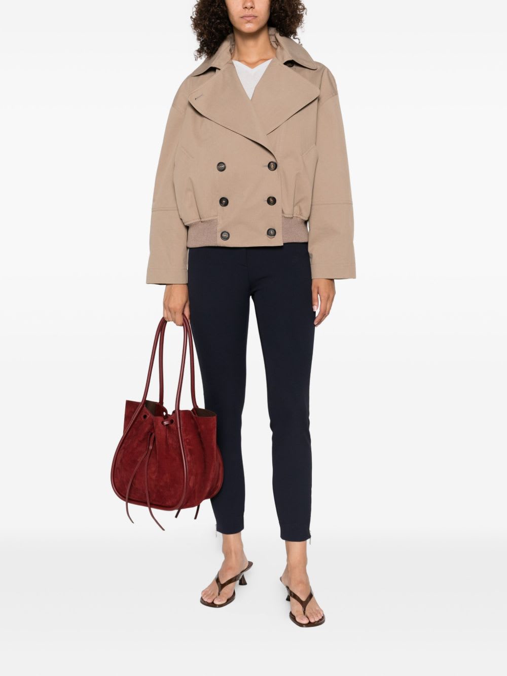 Etro Slim-fit Trousers Made Of Solid-color In Blue