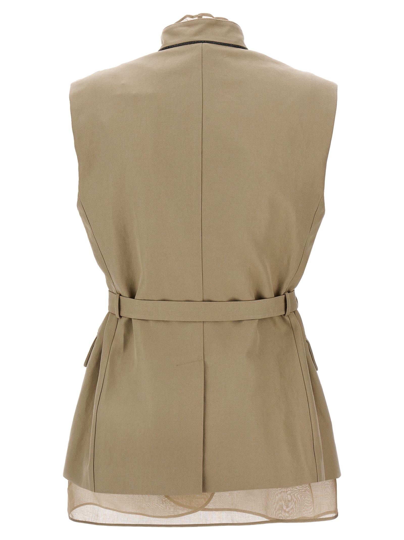 BRUNELLO CUCINELLI LAYERED VEST