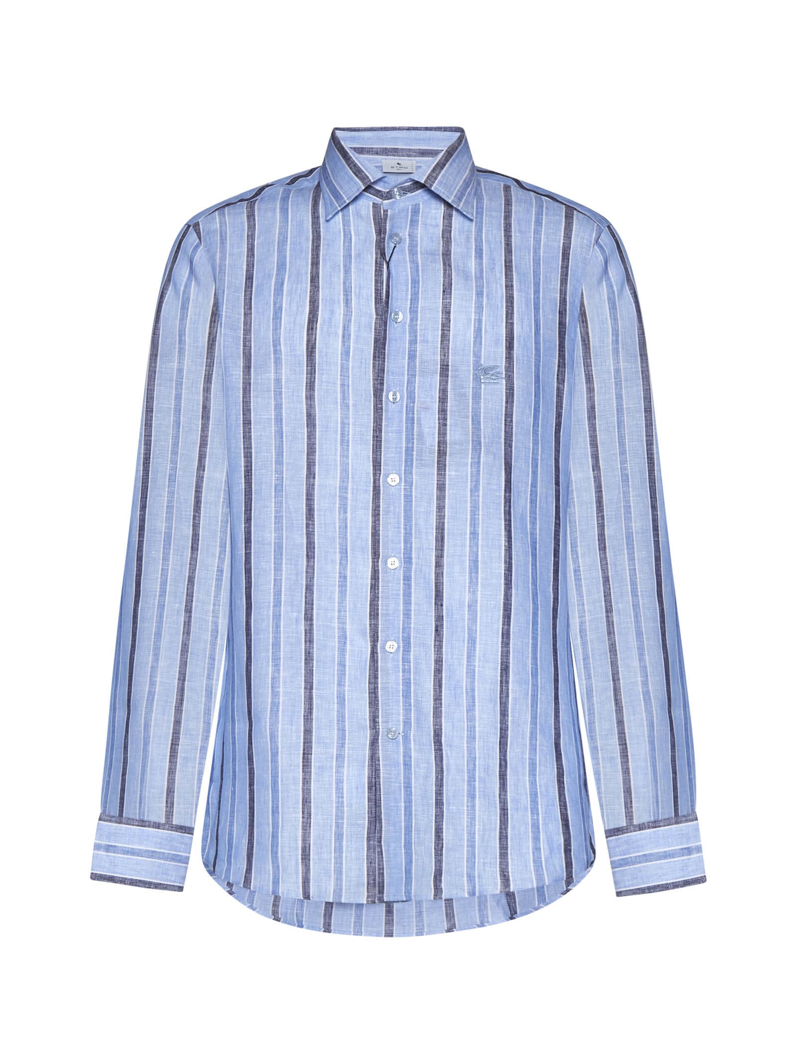 Shop Etro Shirt In Rigato